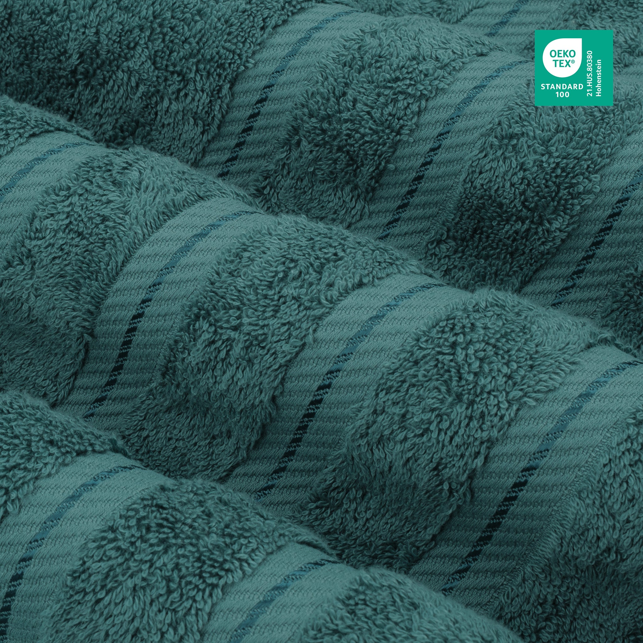 American-softlinen 3 Piece Best Bath Towels Set 100% Cotton Turkish Towels with 20 Different Colors Teal-3