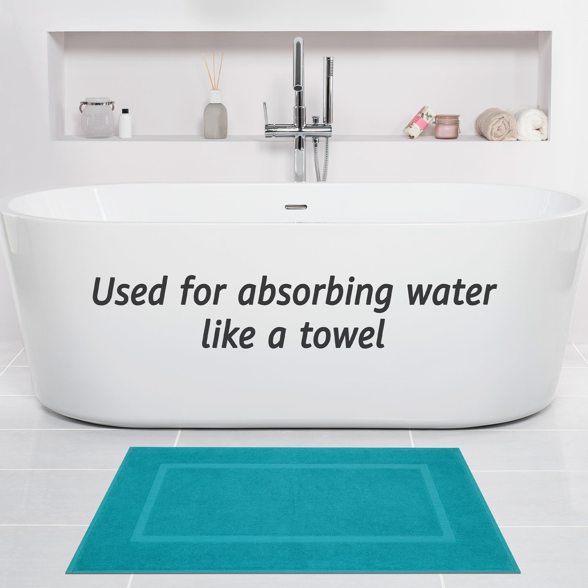 American-softlinen Bekos 100% Cotton Bath Mat Set, 2 Piece 20x34 inches Wholesale Bath Rugs for Bathroom