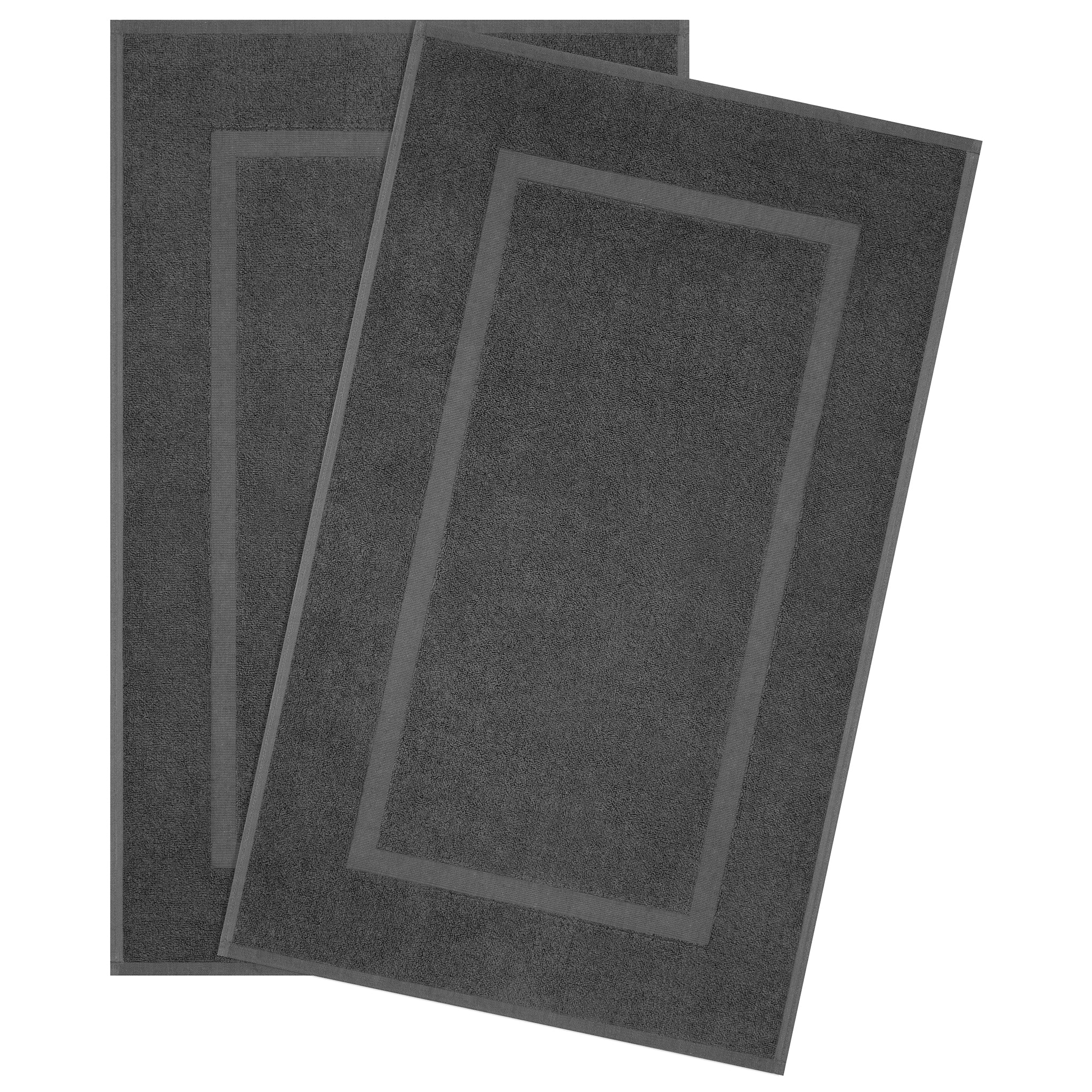 American-softlinen Bekos 100% Cotton Bath Mat Set, 2 Piece 20x34 inches Wholesale Bath Rugs for Bathroom