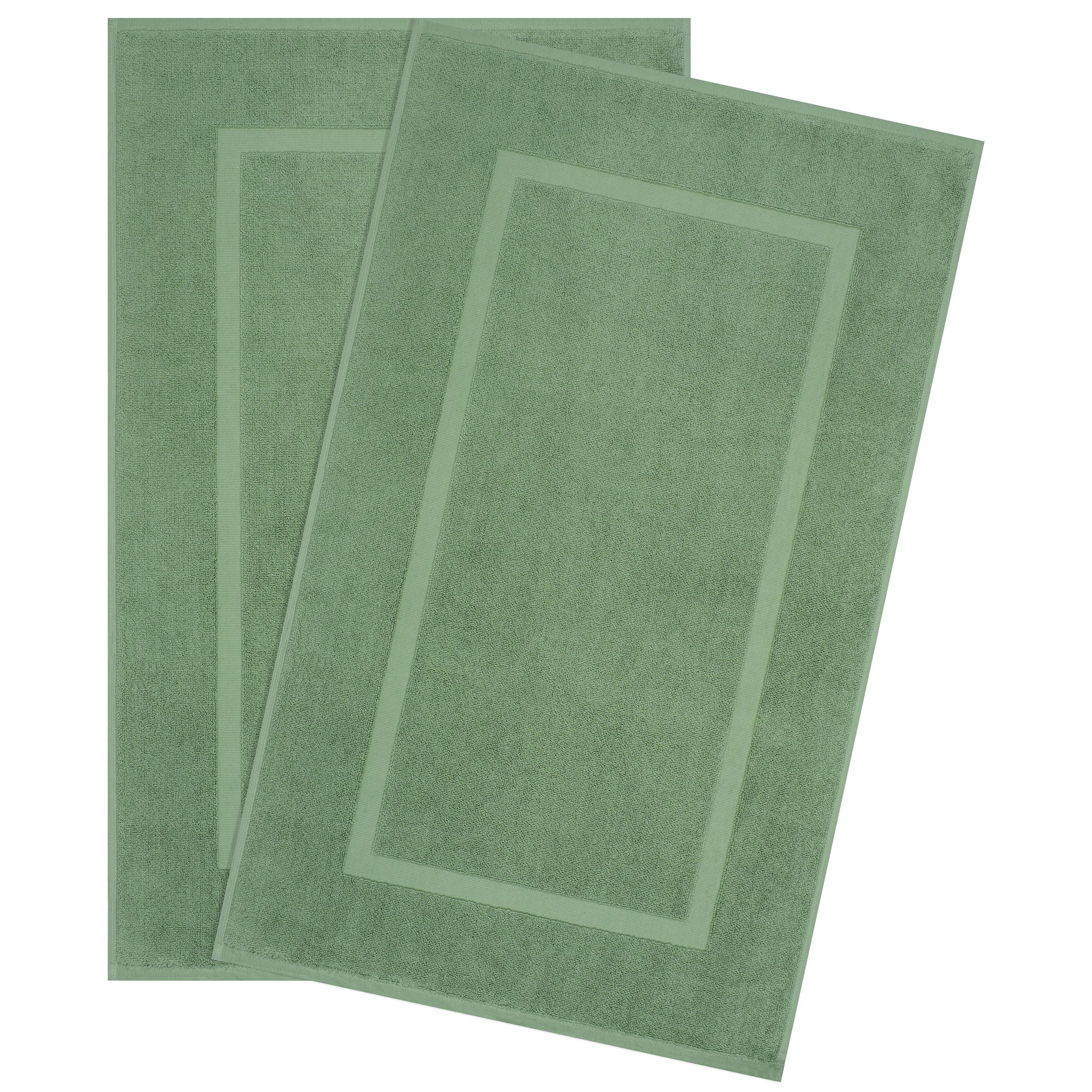American-softlinen Bekos 100% Cotton Bath Mat Set, 2 Piece 20x34 inches Wholesale Bath Rugs for Bathroom