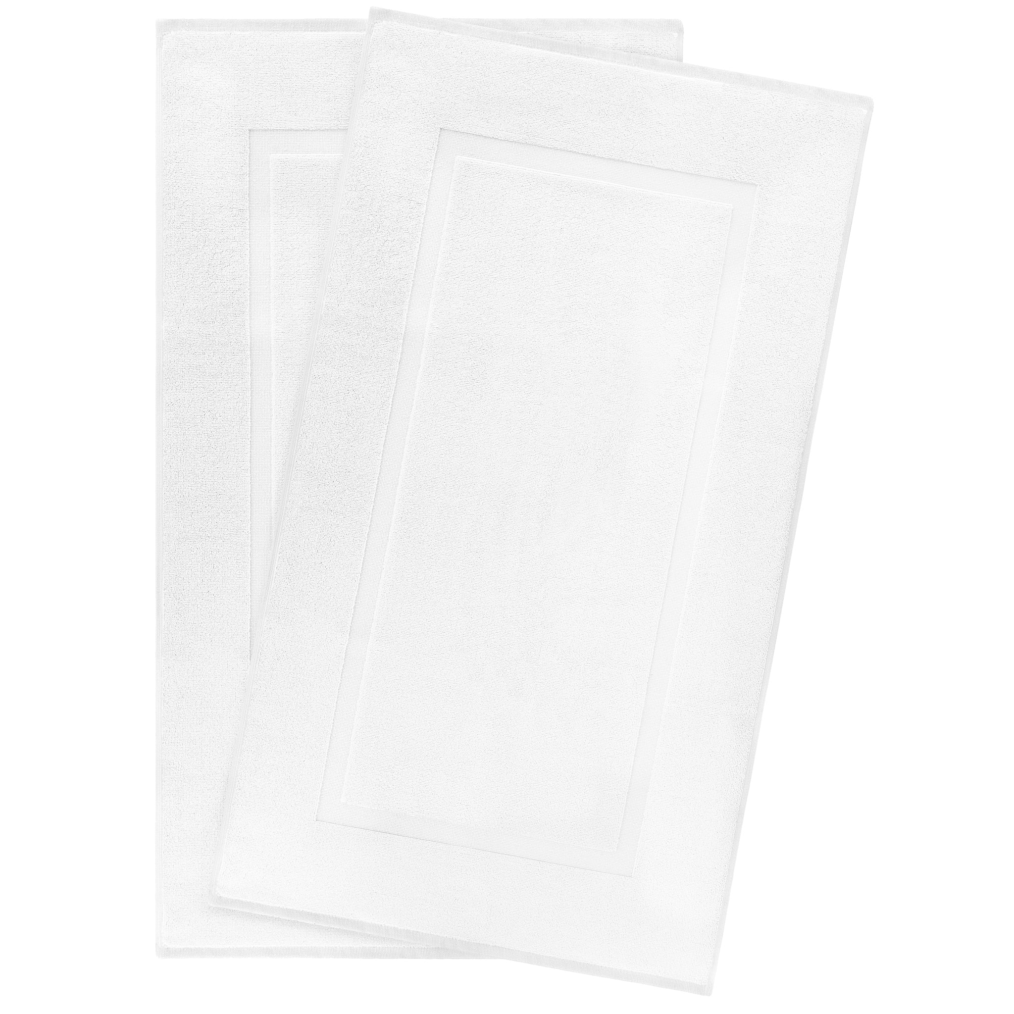 American-softlinen Bekos 100% Cotton Bath Mat Set, 2 Piece 20x34 inches Wholesale Bath Rugs for Bathroom