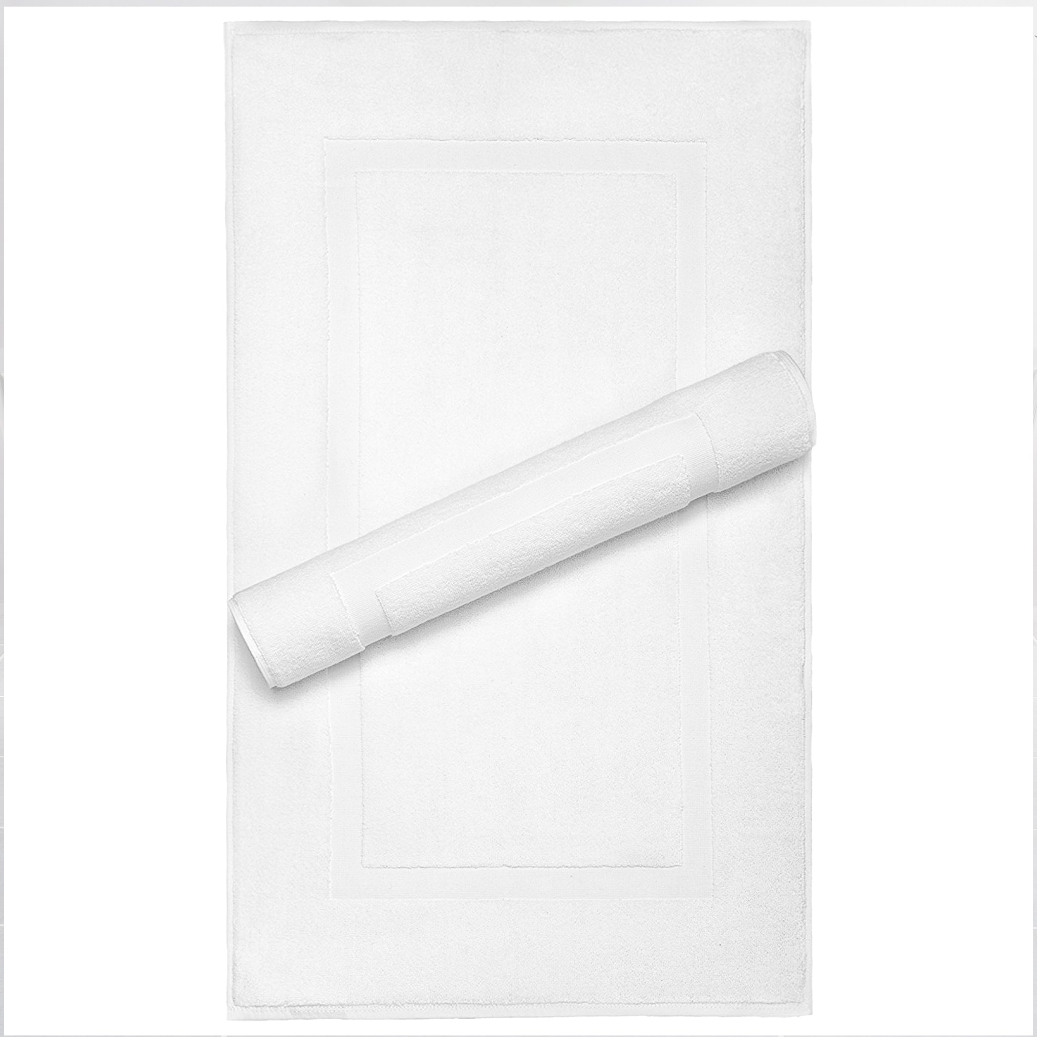 American-softlinen Bekos 100% Cotton Bath Mat Set, 2 Piece 20x34 inches Wholesale Bath Rugs for Bathroom