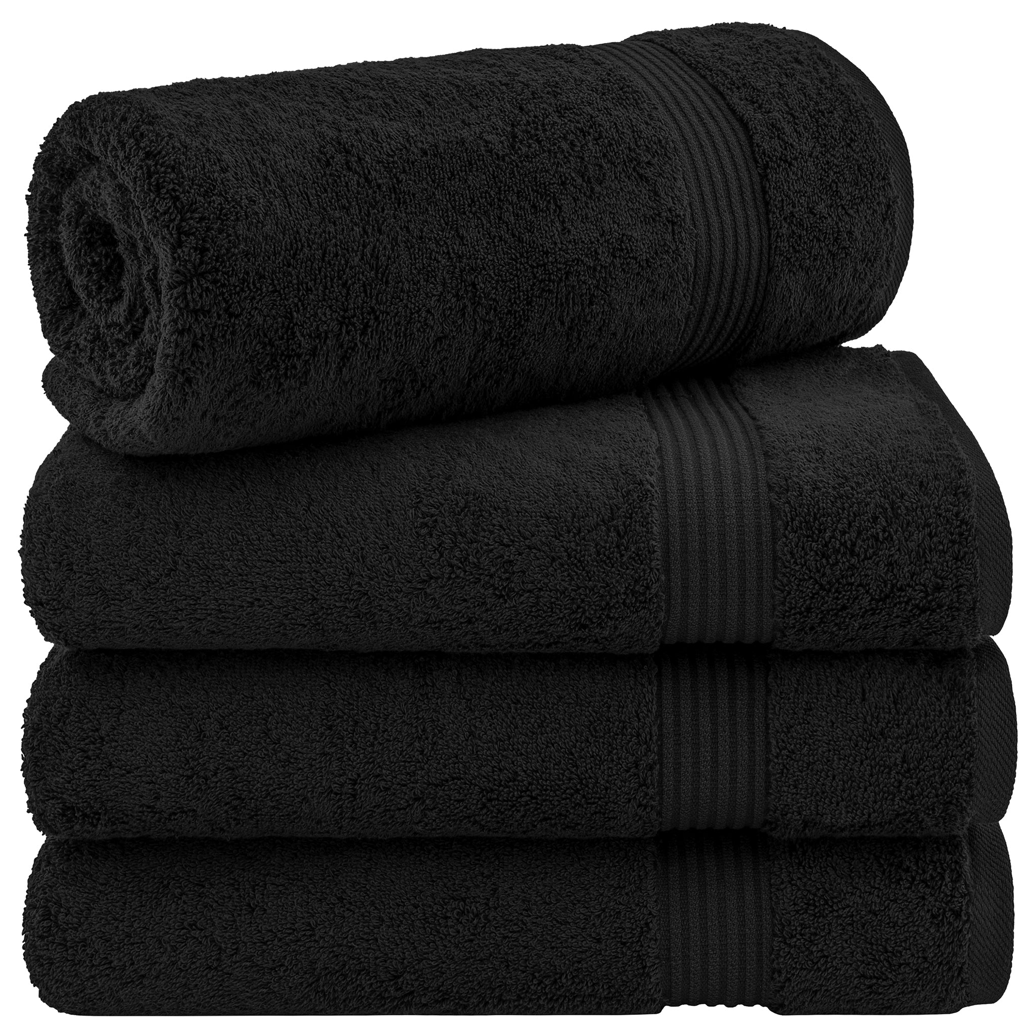 American-softlinen Bekos 100% Cotton Turkish 4-Piece Bath Towel Sets, Wholesale Luxury Bath Towels
