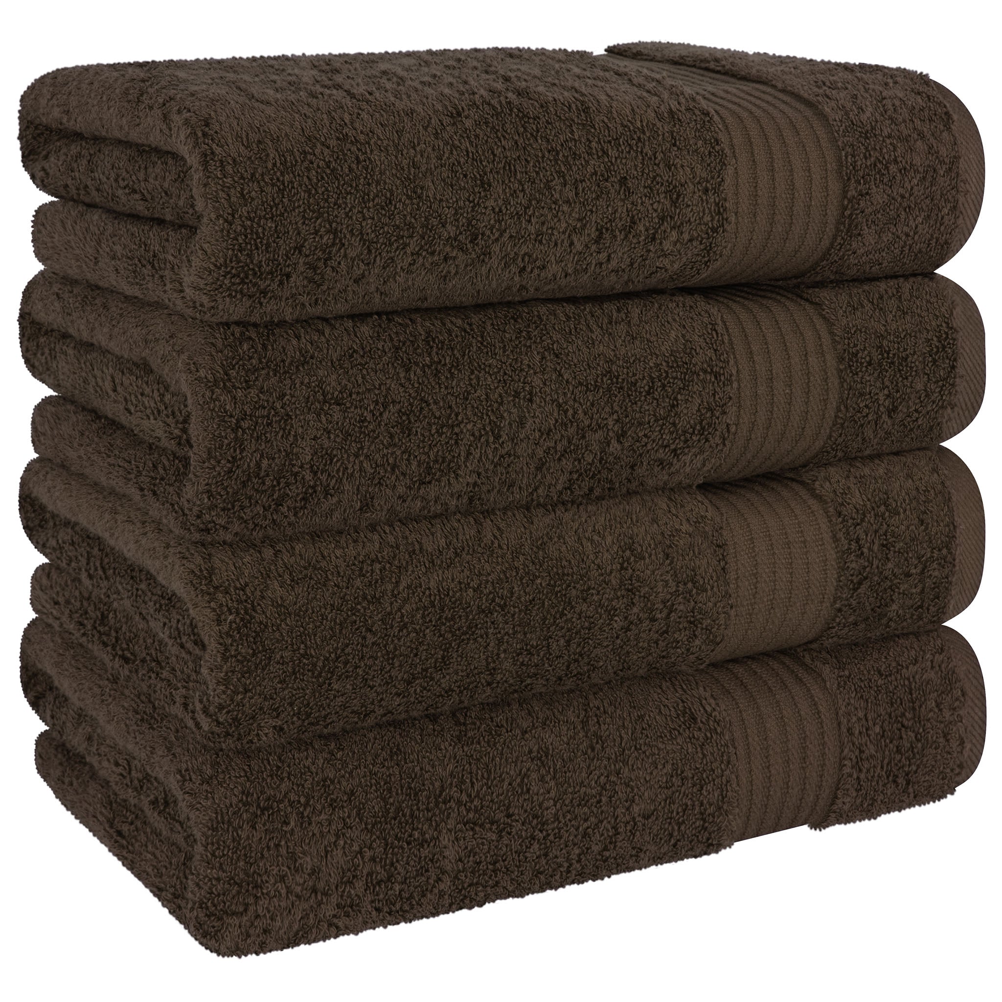 American-softlinen Bekos 100% Cotton Turkish 4-Piece Bath Towel Sets, Wholesale Luxury Bath Towels