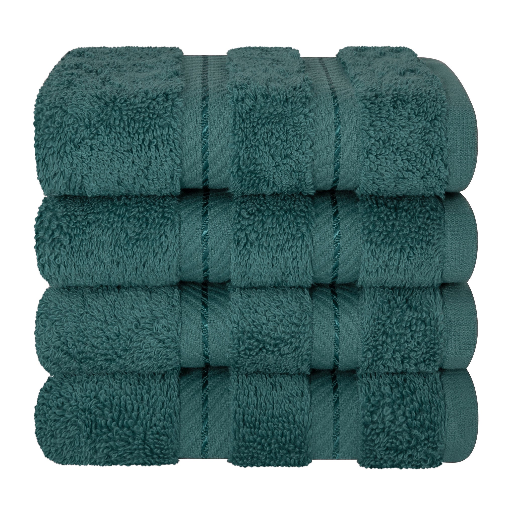 American-softlinen 100% Turkish Cotton 4 Piece Washcloth Set - Wholesale - colonial-blue-7