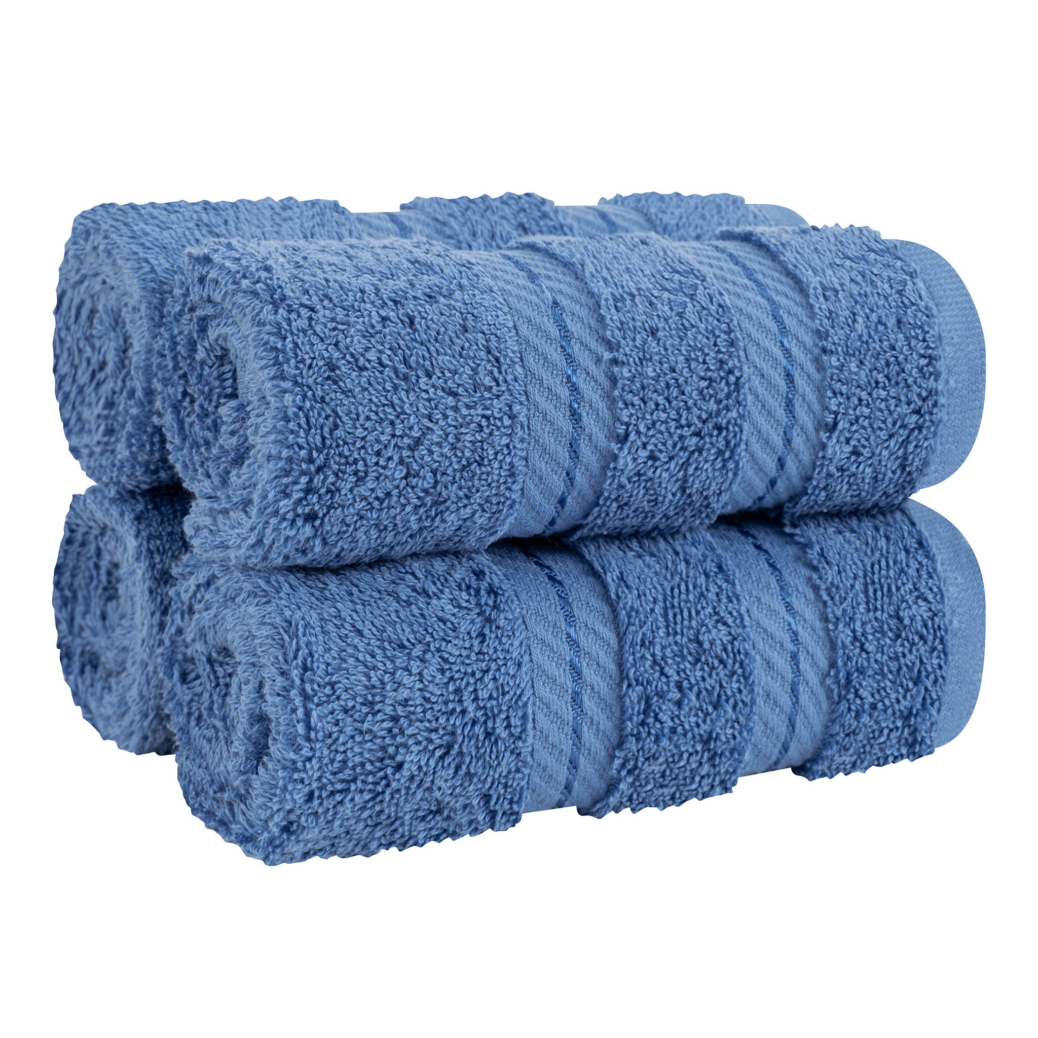 American-softlinen 100% Turkish Cotton 4 Piece Washcloth Set - Wholesale - electric-blue-1