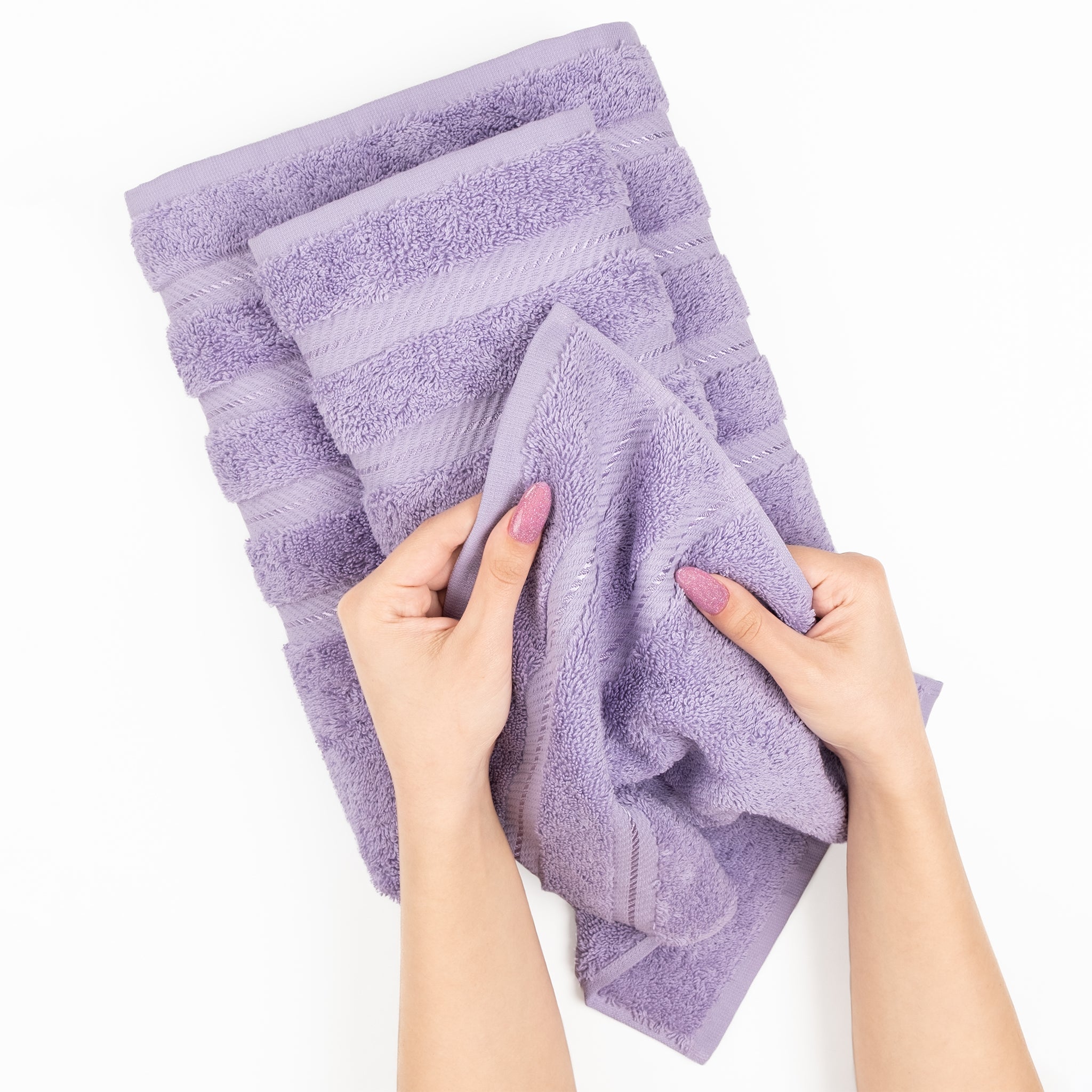 American-softlinen - 35x70 Jumbo Bath Sheet Turkish Bath Towel - 16 Piece Case Pack - lilac 5