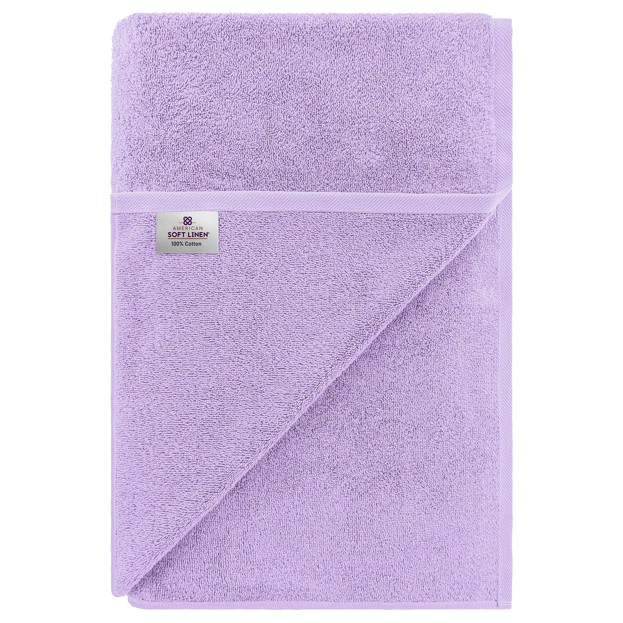American-softlinen - 40x80 Inch Oversized Bath Sheet Turkish Bath Towel - 12 Piece Case Pack - lilac-7