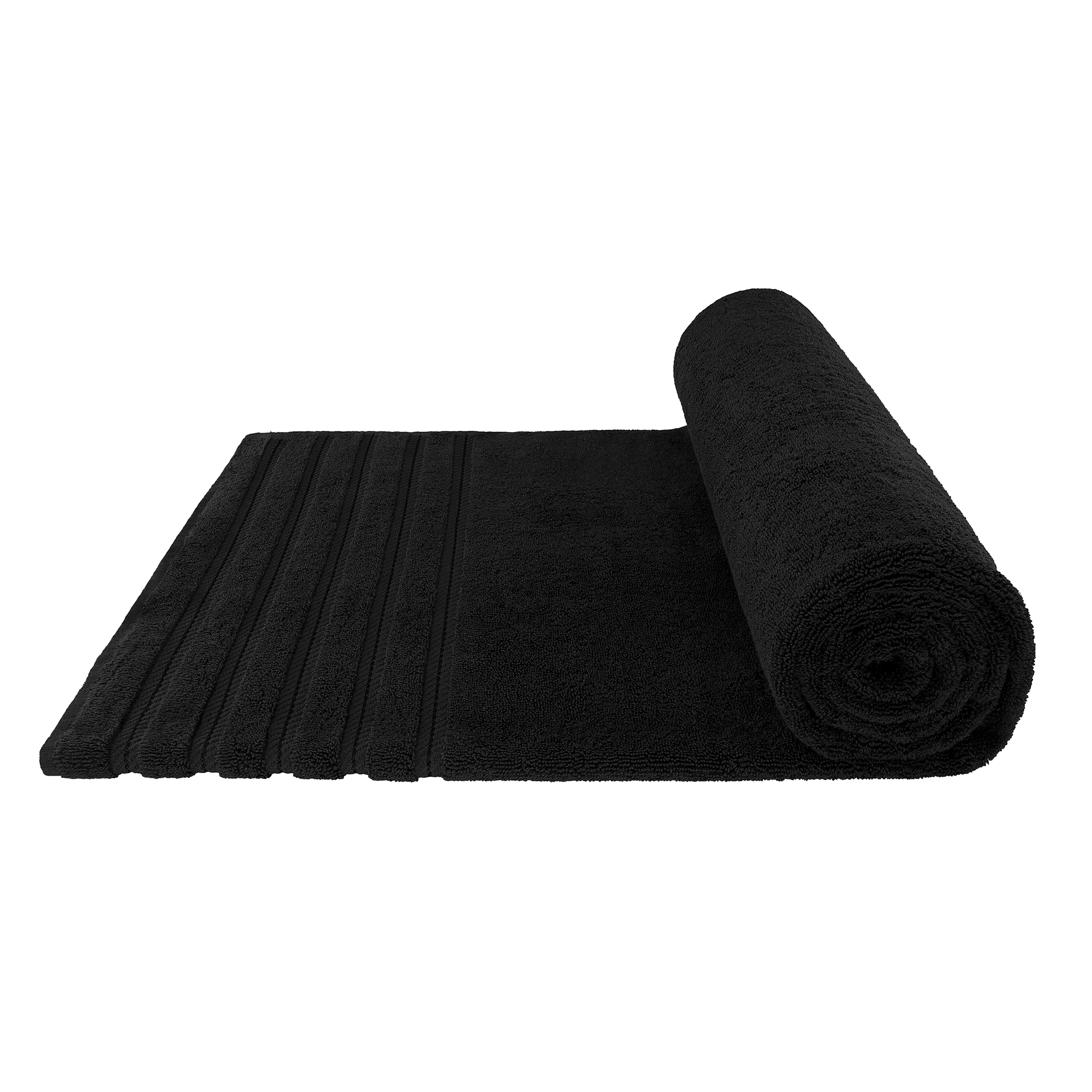 American-softlinen - 35x70 Jumbo Bath Sheet Turkish Bath Towel - 16 Piece Case Pack - Black - 6