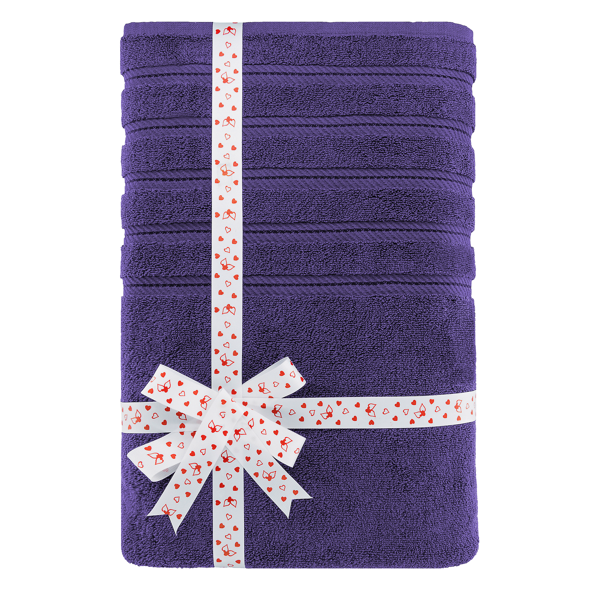 American-softlinen - 35x70 Jumbo Bath Sheet Turkish Bath Towel - 16 Piece Case Pack - Purple - 3