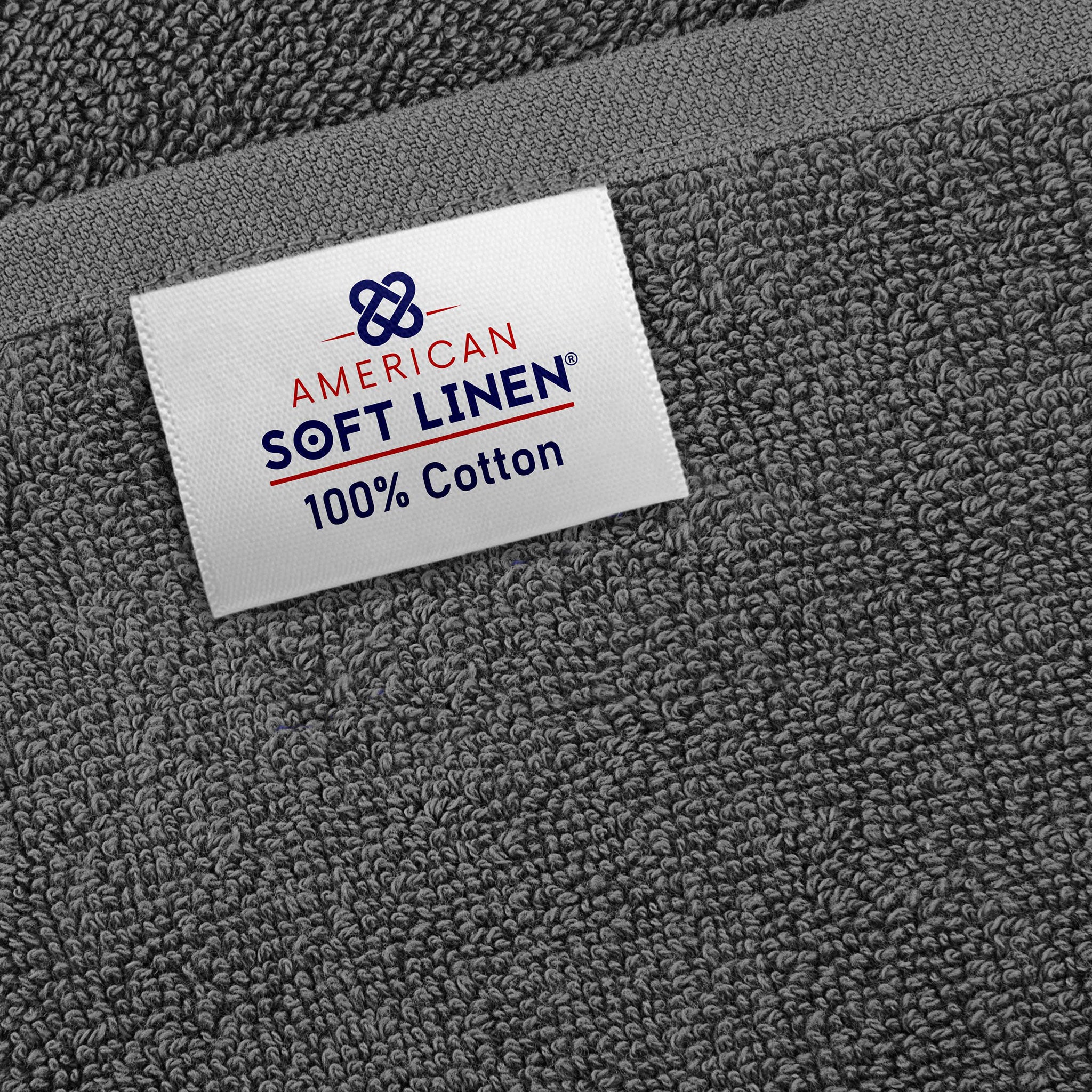 American-softlinen - 40x80 Inch Oversized Bath Sheet Turkish Bath Towel - 12 Piece Case Pack - Gray - 5
