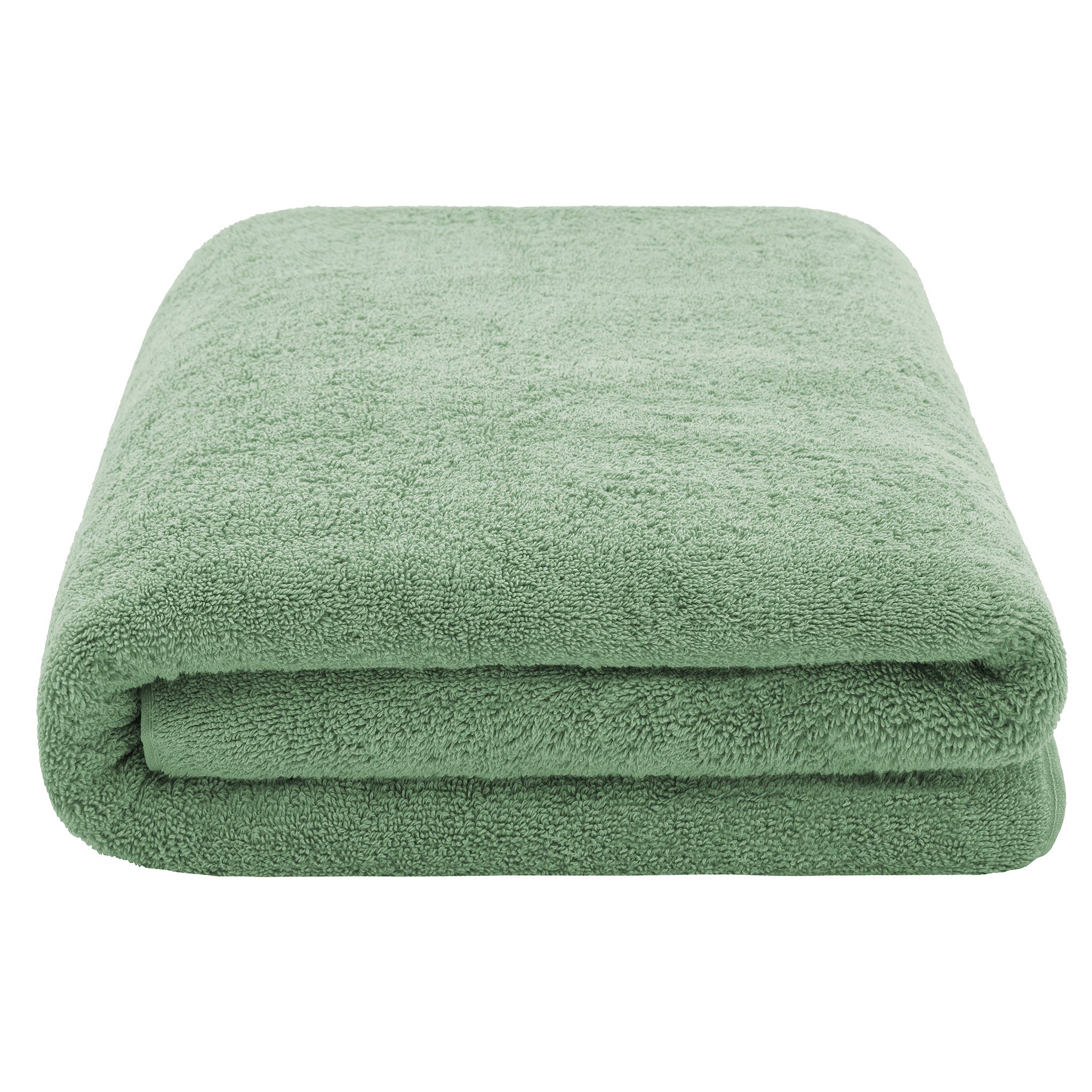 American-softlinen - 40x80 Inch Oversized Bath Sheet Turkish Bath Towel - 12 Piece Case Pack - Sage-Green - 3