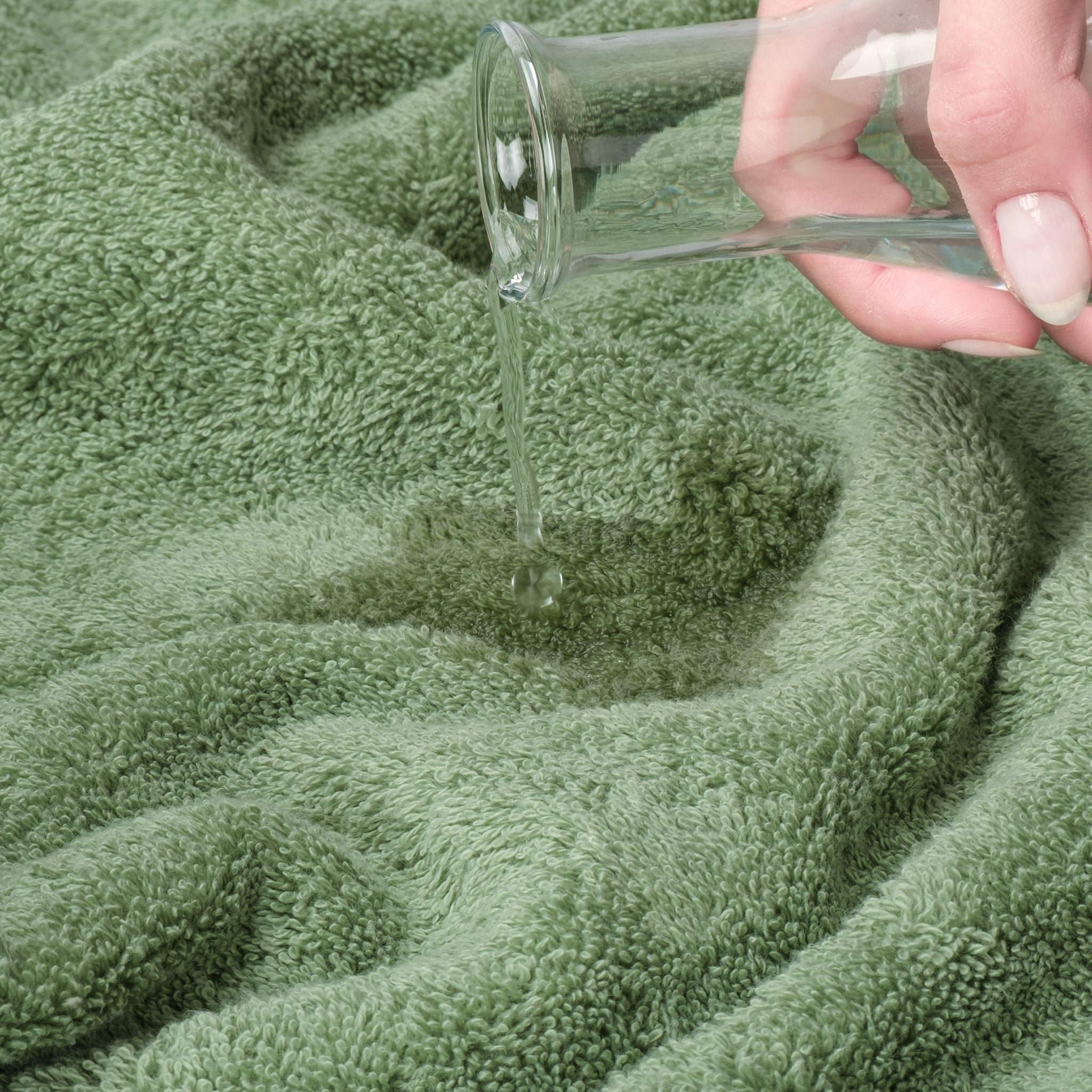American-softlinen - 40x80 Inch Oversized Bath Sheet Turkish Bath Towel - 12 Piece Case Pack - Sage-Green - 4