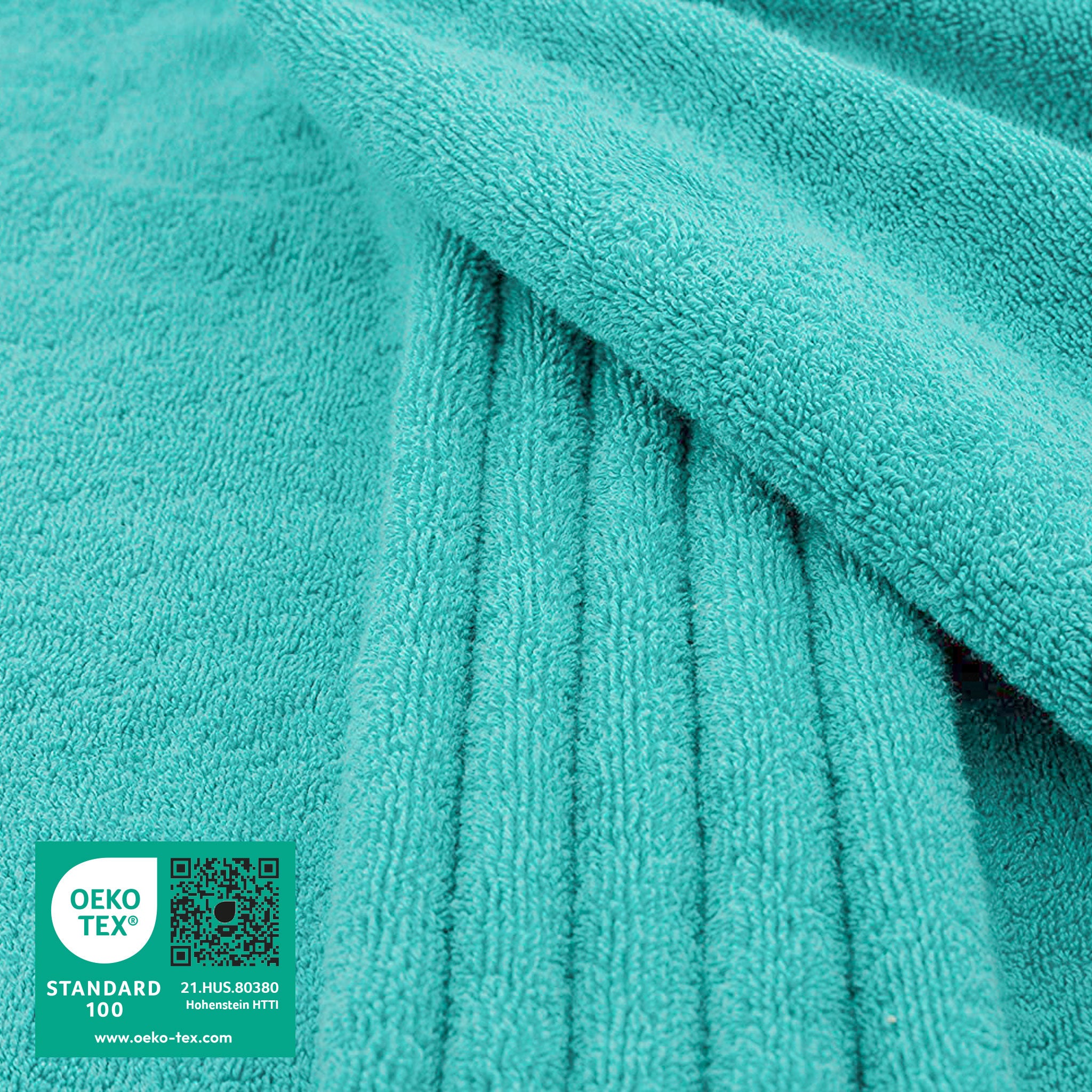 American-softlinen - 40x80 Inch Oversized Bath Sheet Turkish Bath Towel - 12 Piece Case Pack - Turquoise-Blue - 2