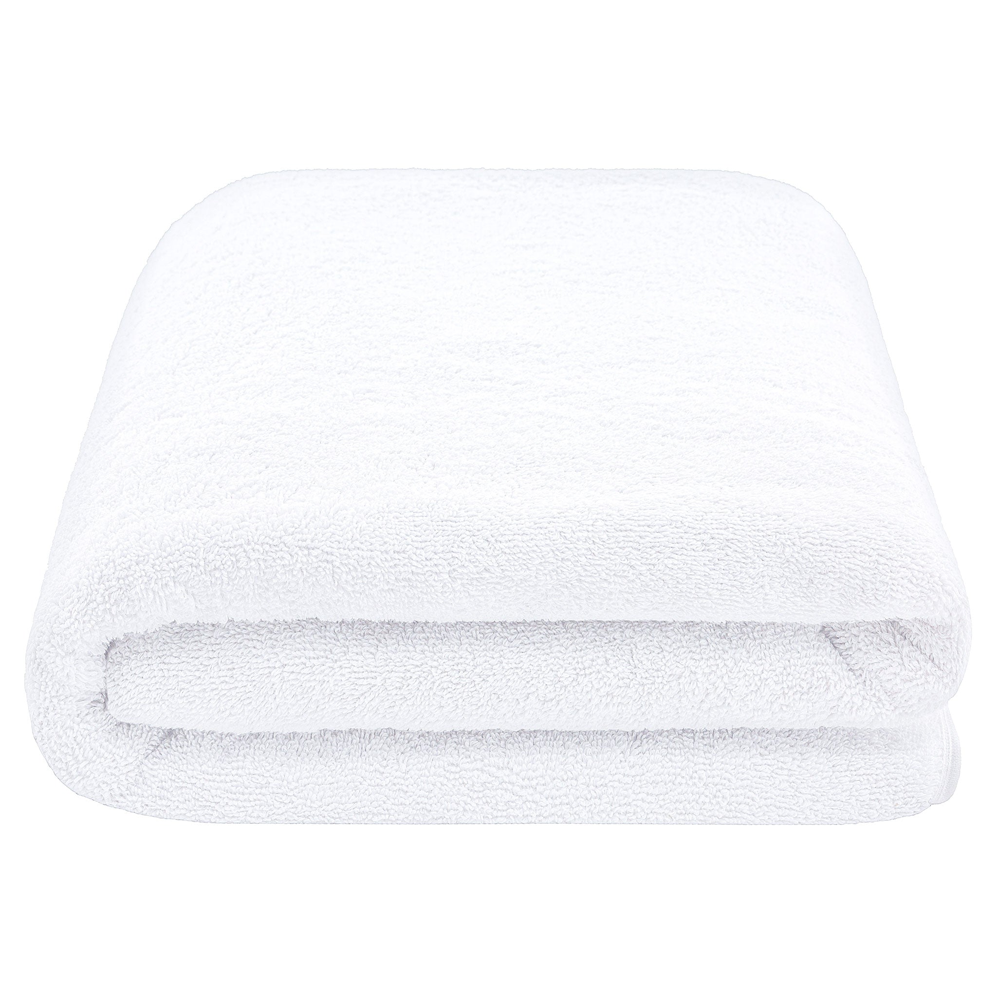 American-softlinen - 40x80 Inch Oversized Bath Sheet Turkish Bath Towel - 12 Piece Case Pack - White - 3