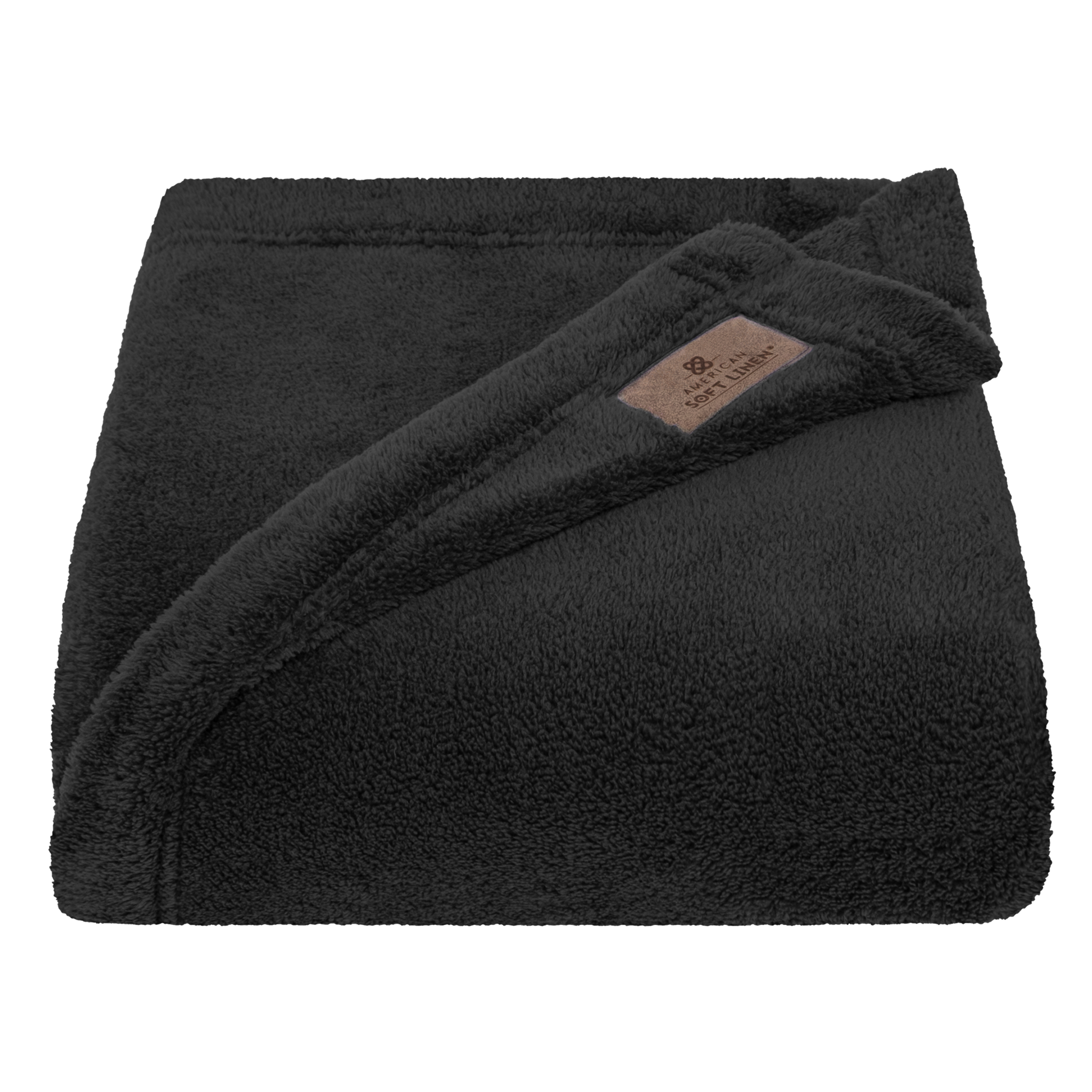 American-softlinen - Bedding Fleece Blanket - Wholesale - 24 Set Case Pack - Throw Size 50x60 inches - Black - 3
