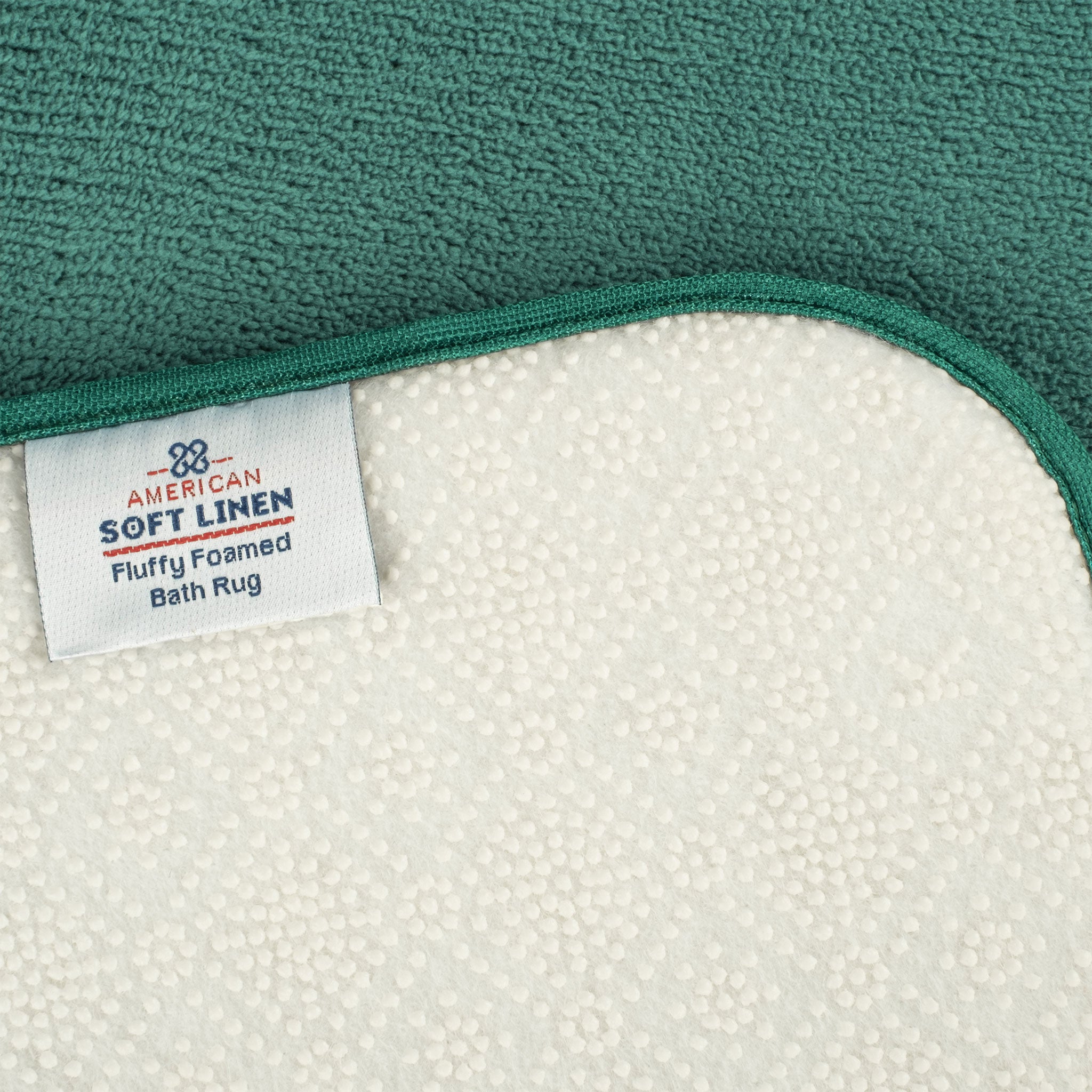 American-softlinen - Fluffy Foamed Non-Slip Bath Rug 21x32 Inch - 18 Set Case Pack - Colonial-Blue - 4