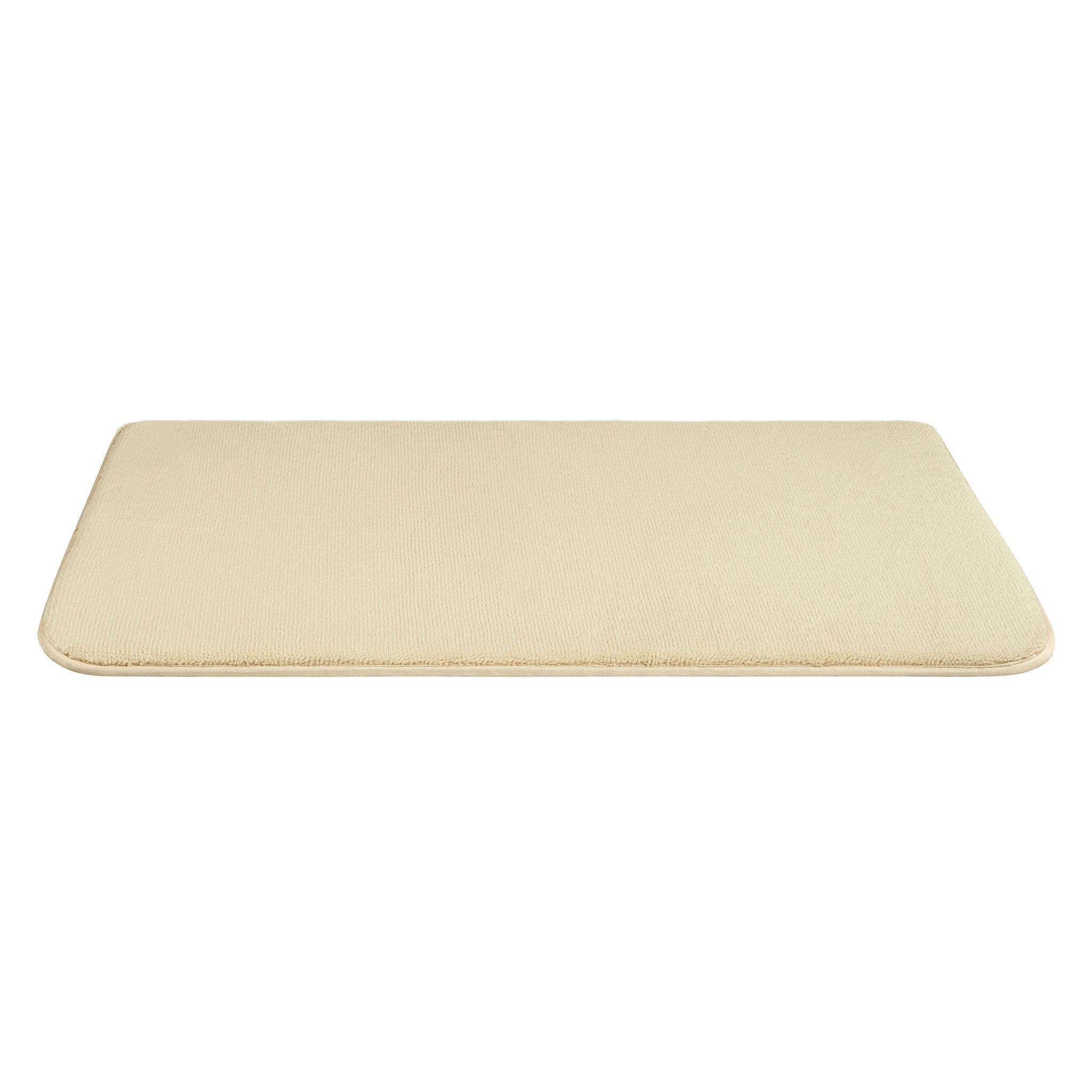 American-softlinen - Fluffy Foamed Non-Slip Bath Rug 21x32 Inch - 18 Set Case Pack - Sand-Taupe - 6