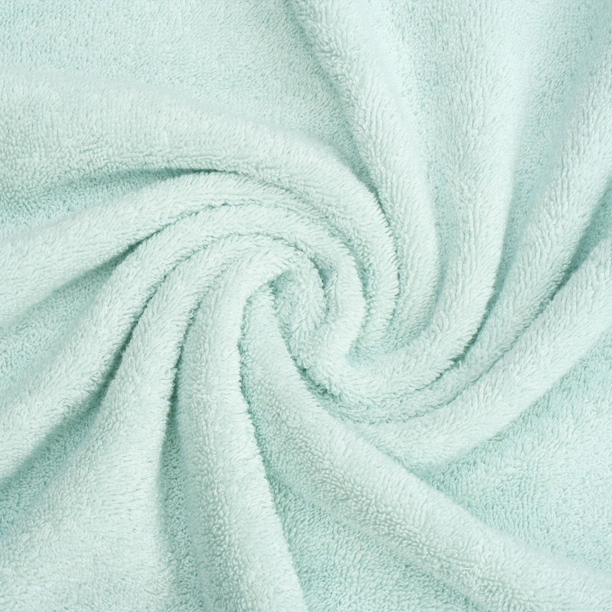 American-softlinen - Salem 6 Piece Turkish Combed Cotton Luxury Bath Towel Set - 10 Set Case Pack - Mint - 8