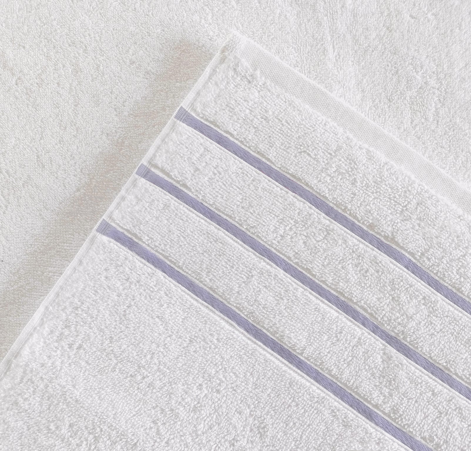 American-softlinen - Salem 6 Piece Turkish Cotton Luxury Towel Set - Lilac - 6