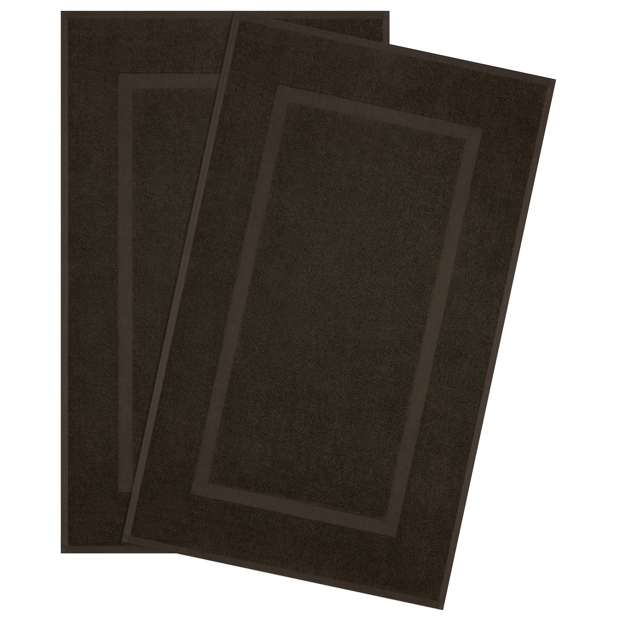 American-softlinen Bekos 100% Cotton Bath Mat Set, 2 Piece 20x34 inches Bath Mats for Bathroom