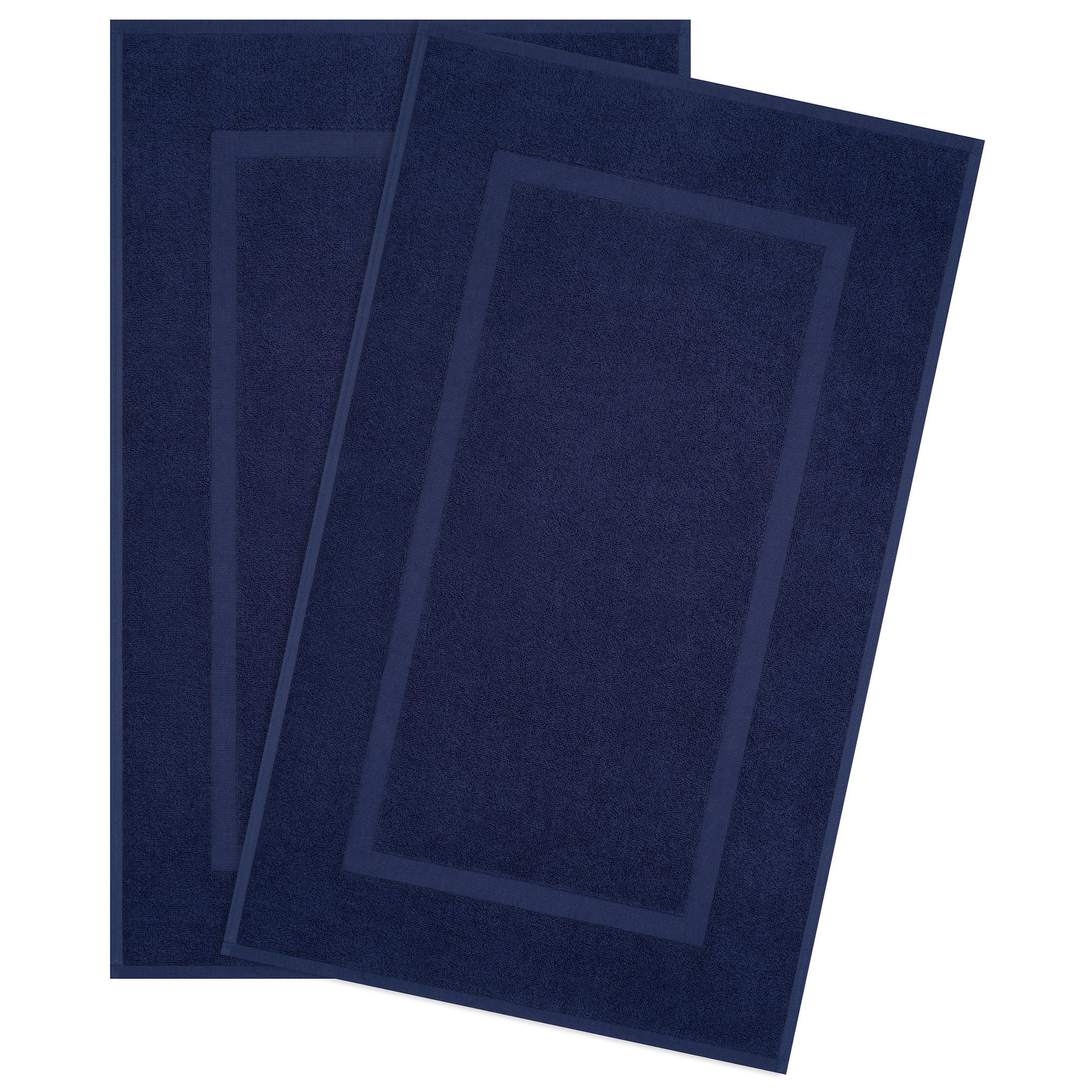 American-softlinen Bekos 100% Cotton Bath Mat Set, 2 Piece 20x34 inches Bath Mats for Bathroom
