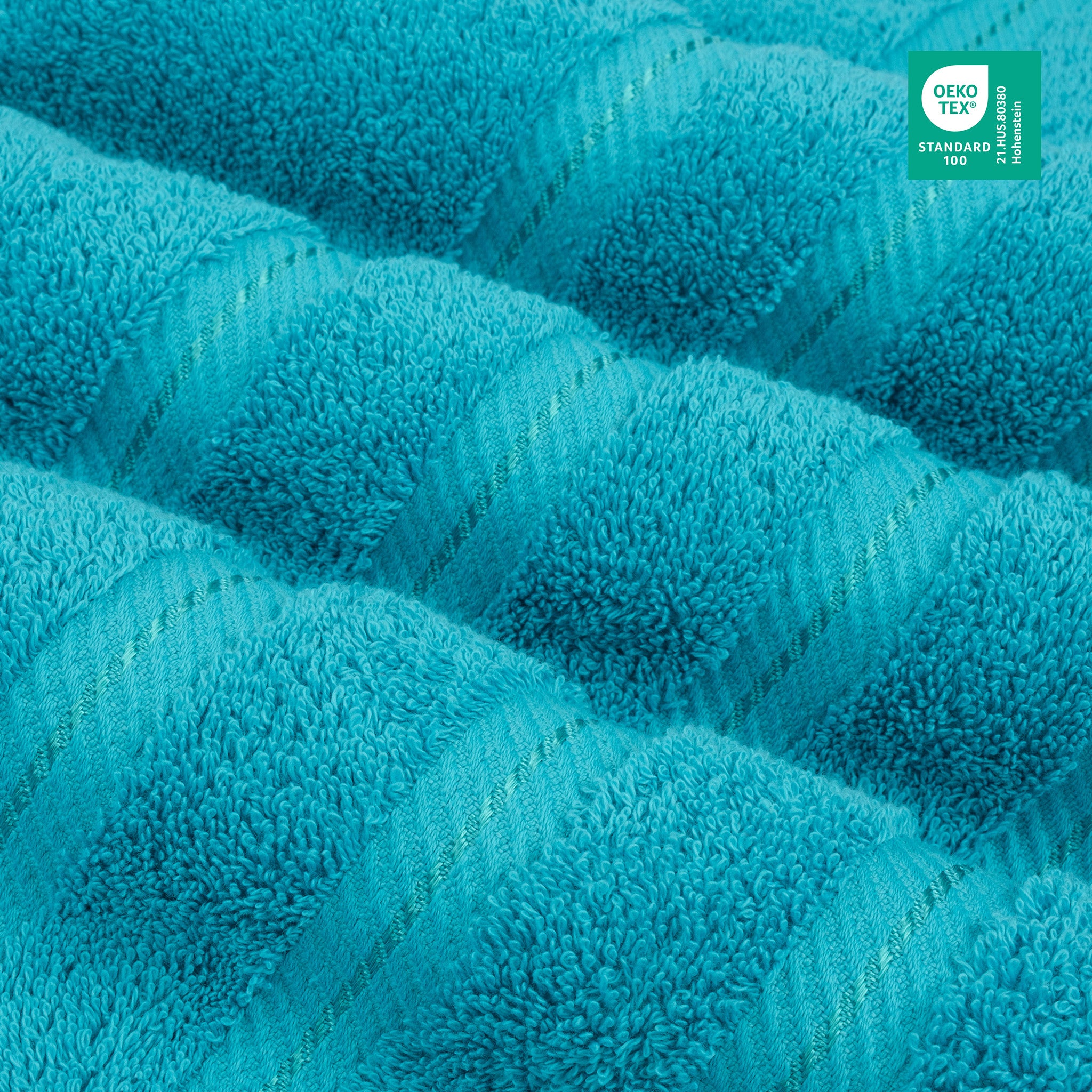 American-softlinen 3 Piece Best Bath Towels Set 100% Cotton Turkish Towels with 20 Different Colors Aqua-Blue-3