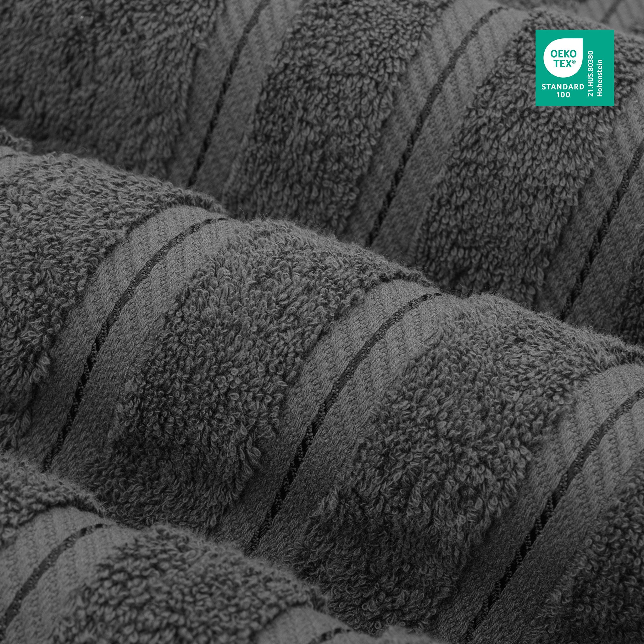 American-softlinen 3 Piece Best Bath Towels Set 100% Cotton Turkish Towels with 20 Different Colors Gray-3