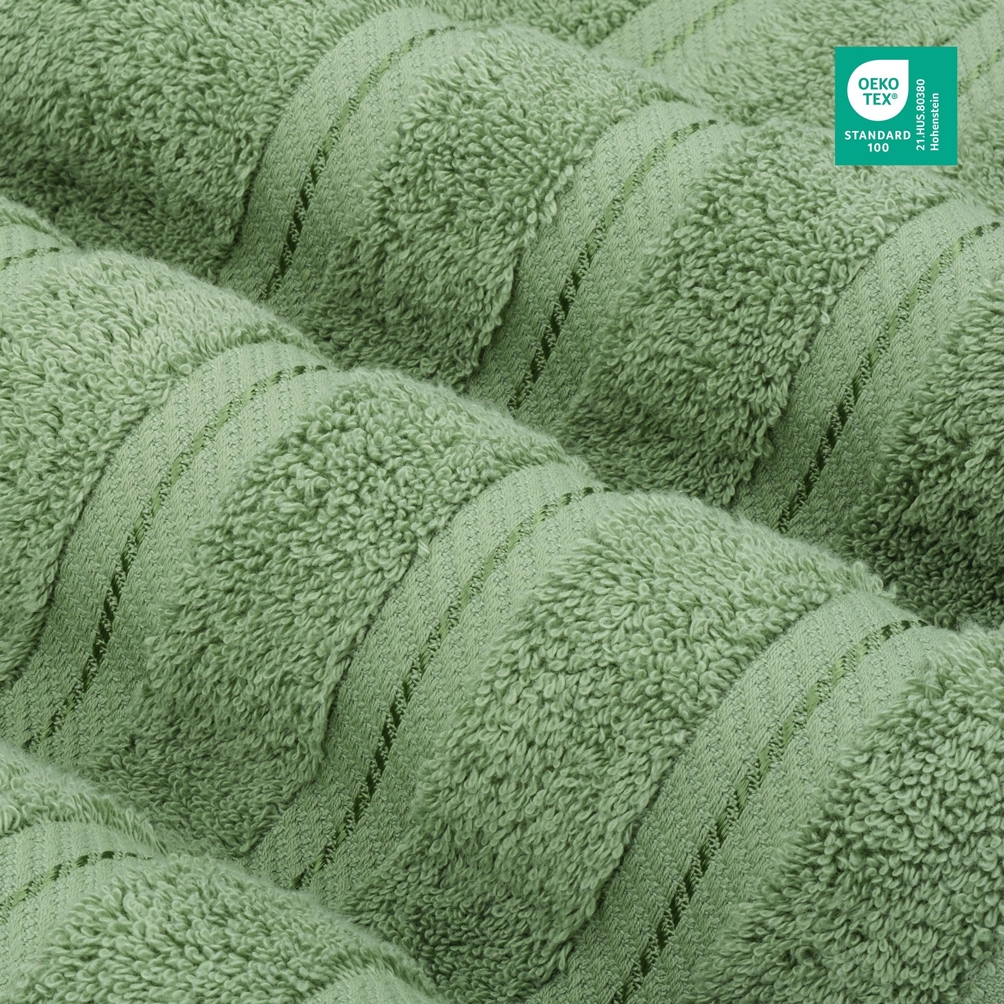 American-softlinen 3 Piece Best Bath Towels Set 100% Cotton Turkish Towels with 20 Different Colors Sage-Green-3