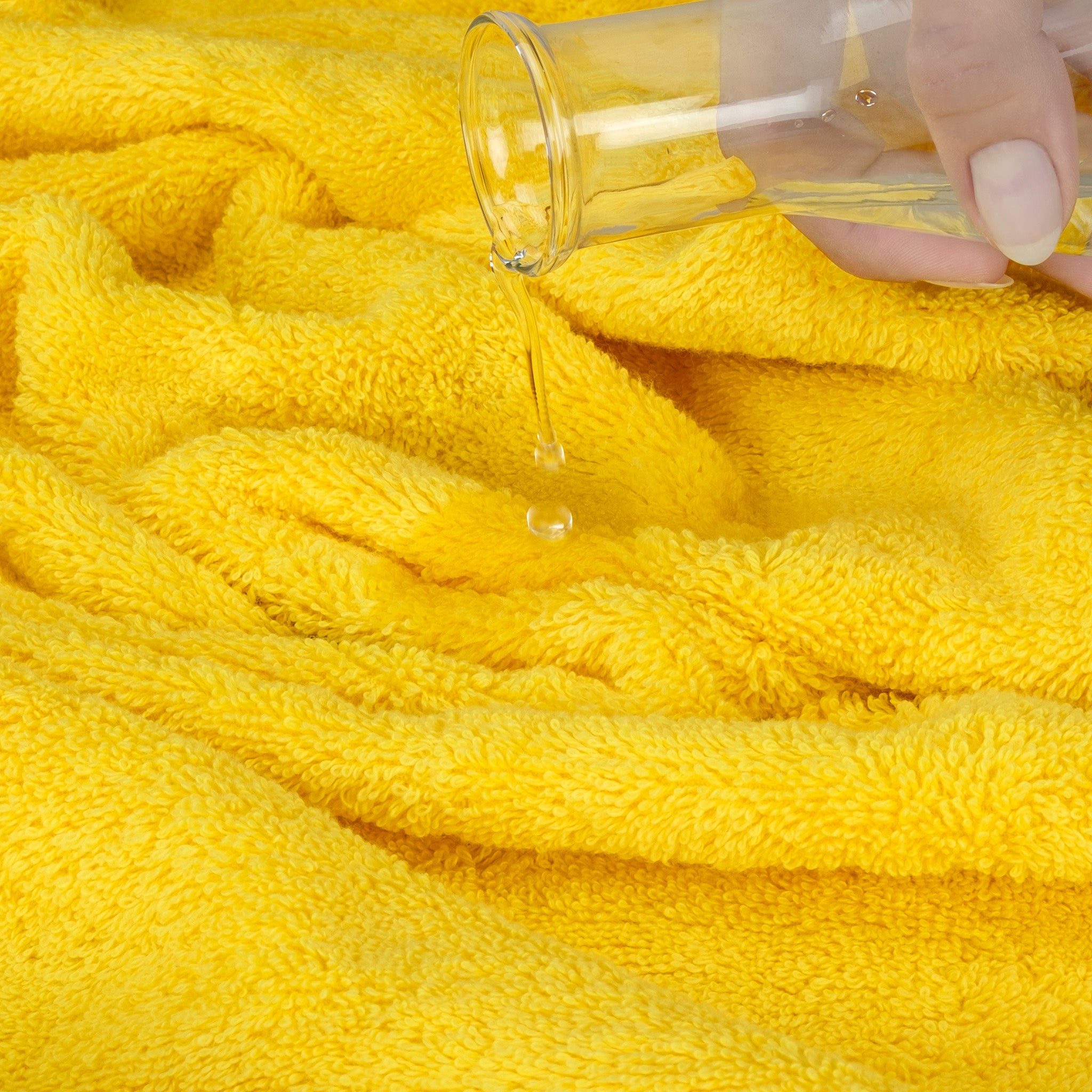 American-softlinen 3 Piece Best Bath Towels Set 100% Cotton Turkish Towels with 20 Different Colors Yellow-6