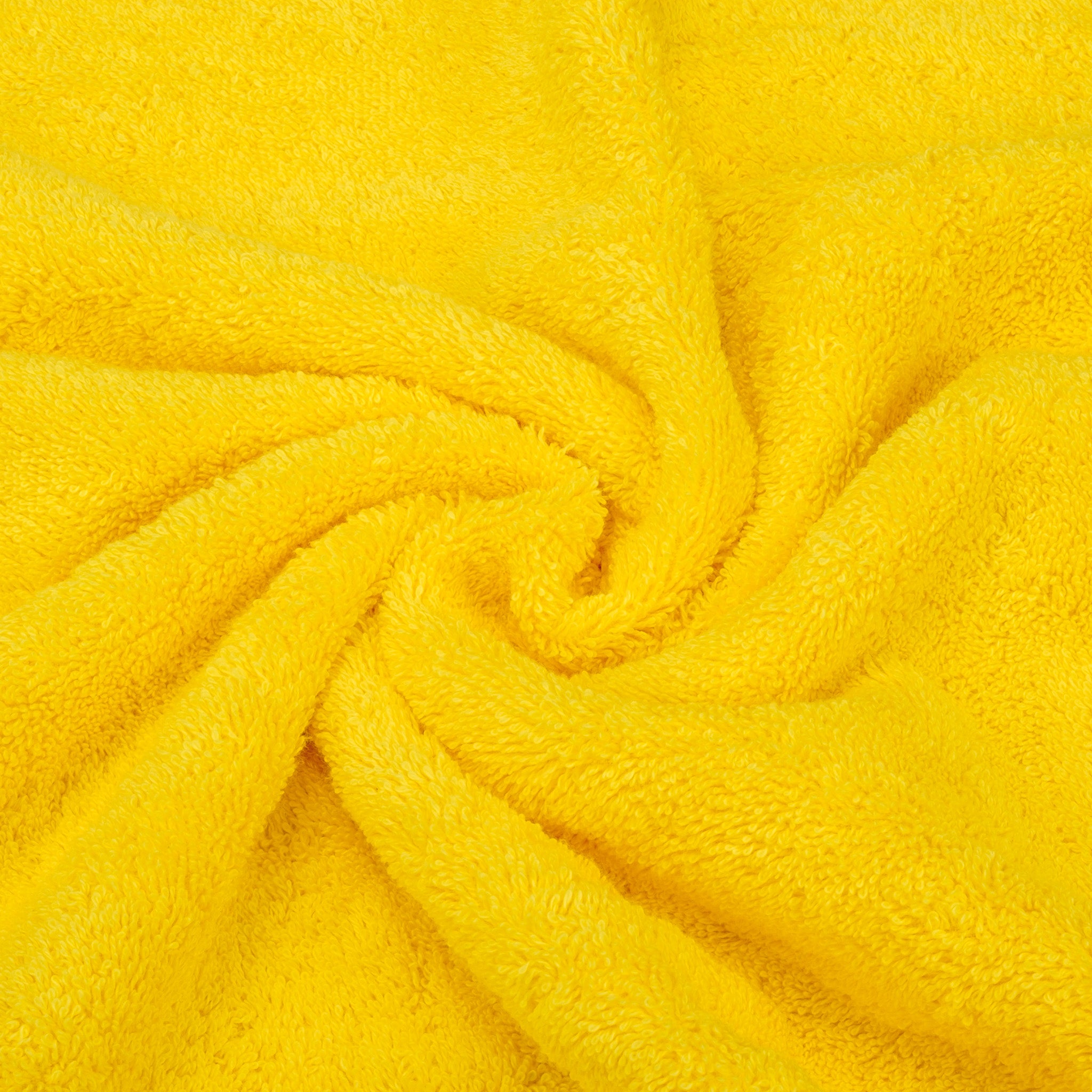 American-softlinen 3 Piece Best Bath Towels Set 100% Cotton Turkish Towels with 20 Different Colors Yellow-7
