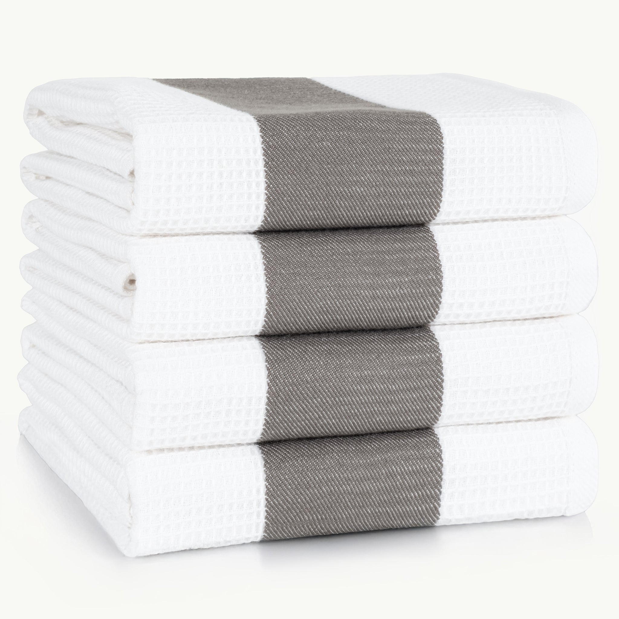 American-softlinen 4 Packed Dish Towels, 100% Cotton Dish Cloths for Kitchen (BEST PRICE💖 )