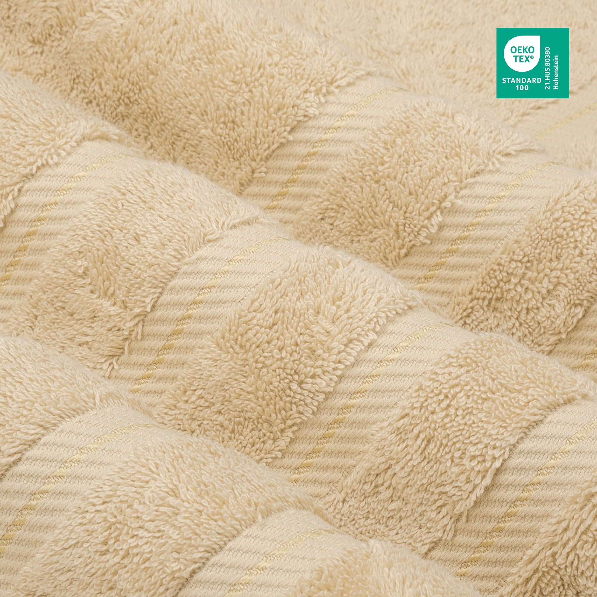American-softlinen 6 Piece Best Bath Towels Set 100% Cotton Turkish Towels with 20 Different Colors Beige-3