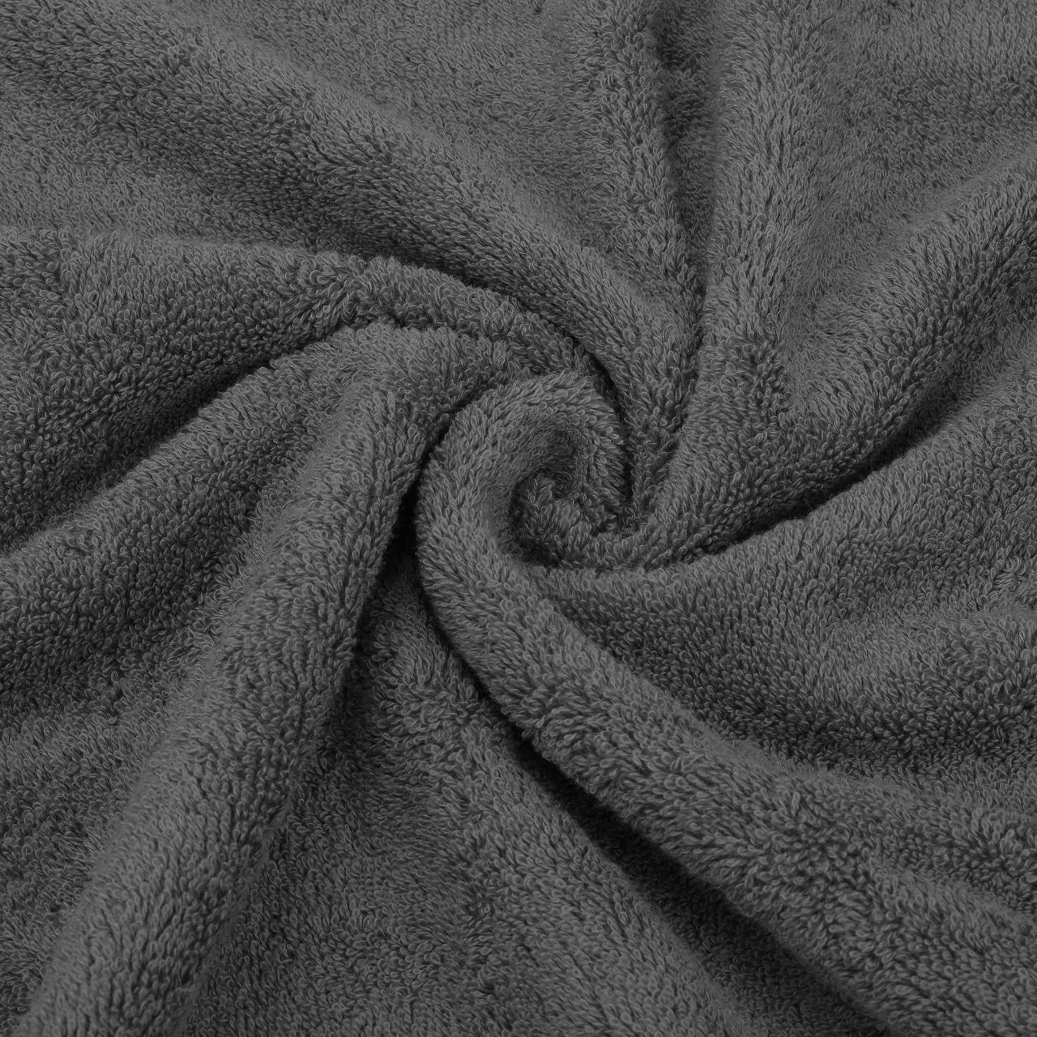 American-softlinen 6 Piece Best Bath Towels Set 100% Cotton Turkish Towels with 20 Different Colors Gray-7