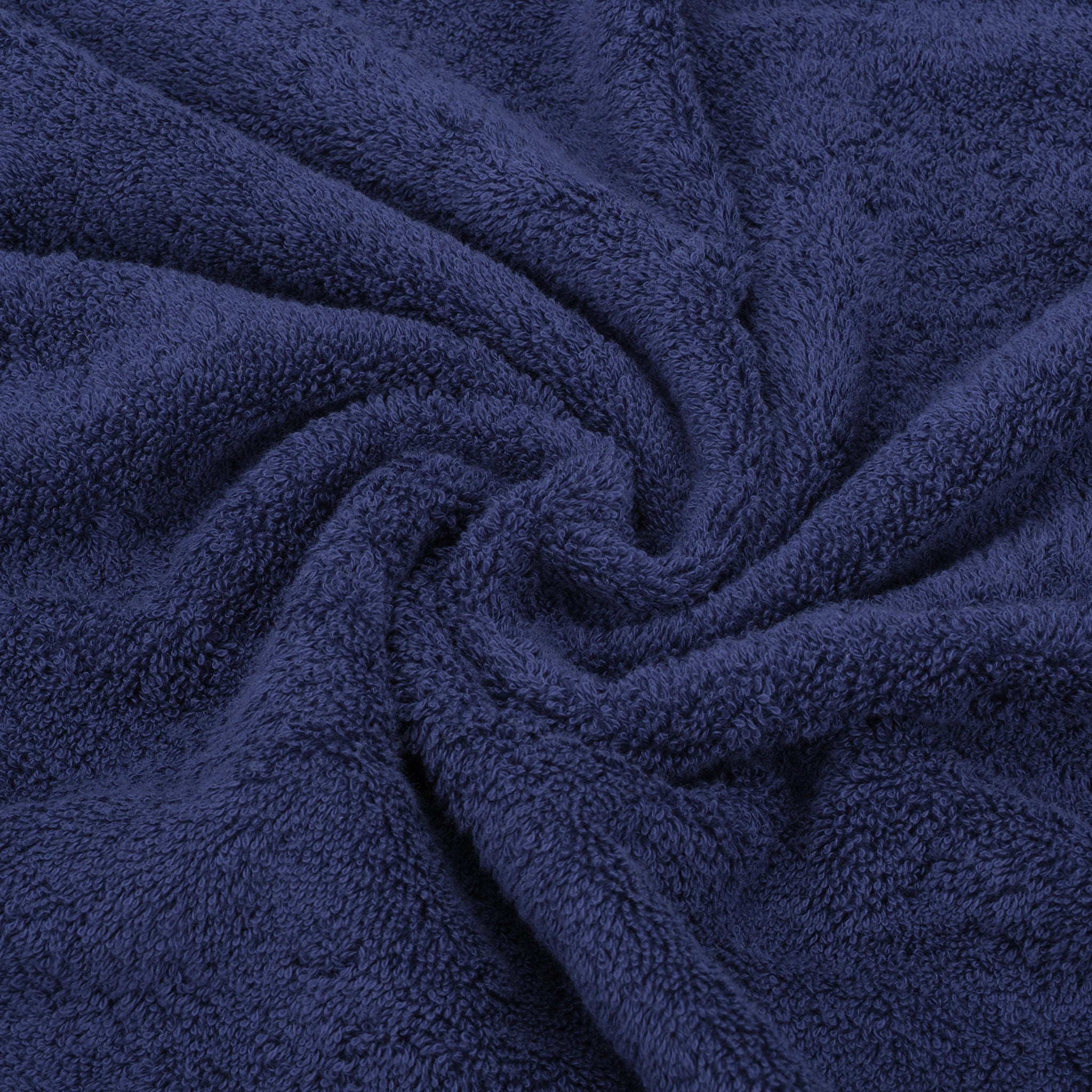 American-softlinen 6 Piece Best Bath Towels Set 100% Cotton Turkish Towels with 20 Different Colors Navy-Blue-7