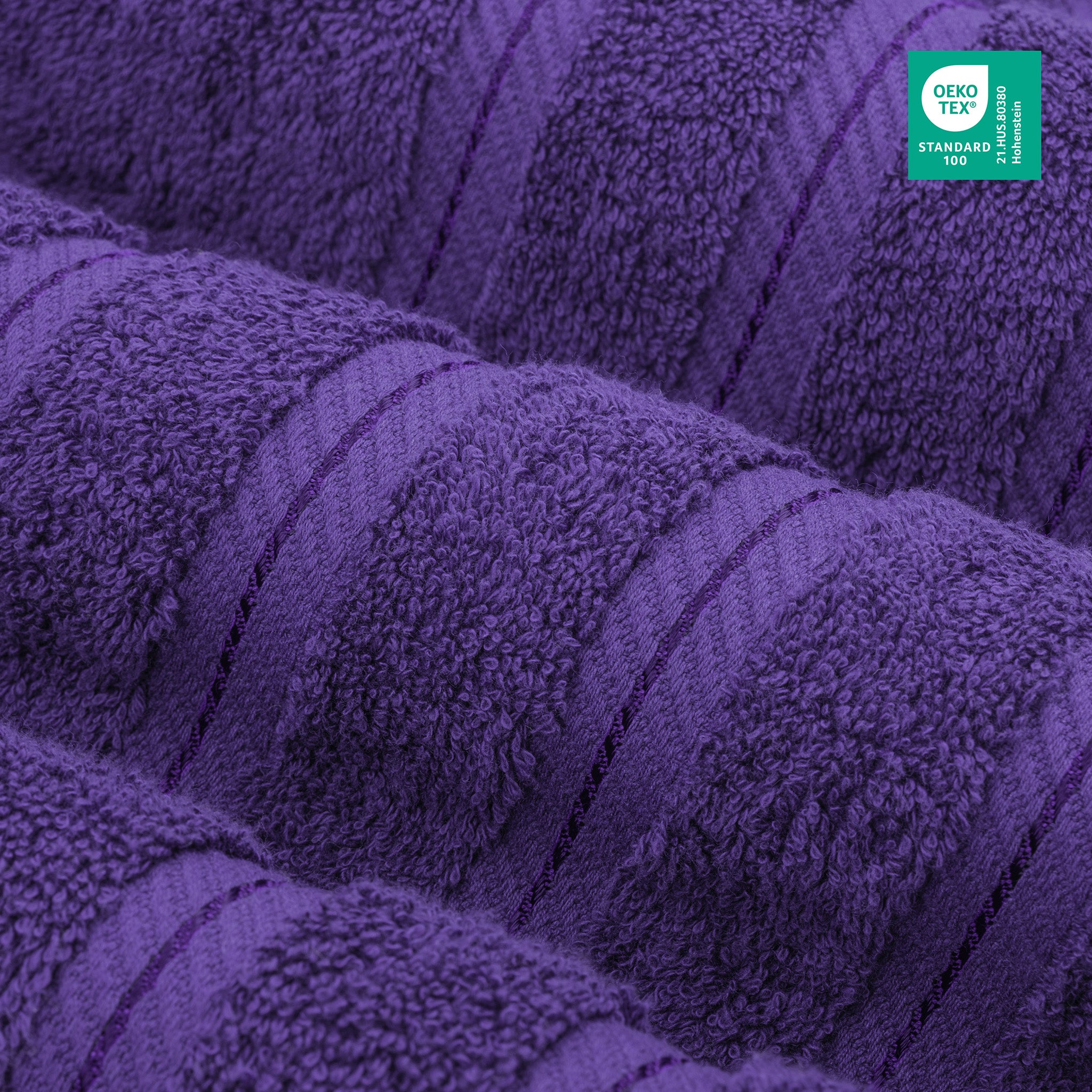 American-softlinen 6 Piece Best Bath Towels Set 100% Cotton Turkish Towels with 20 Different Colors Purple-3