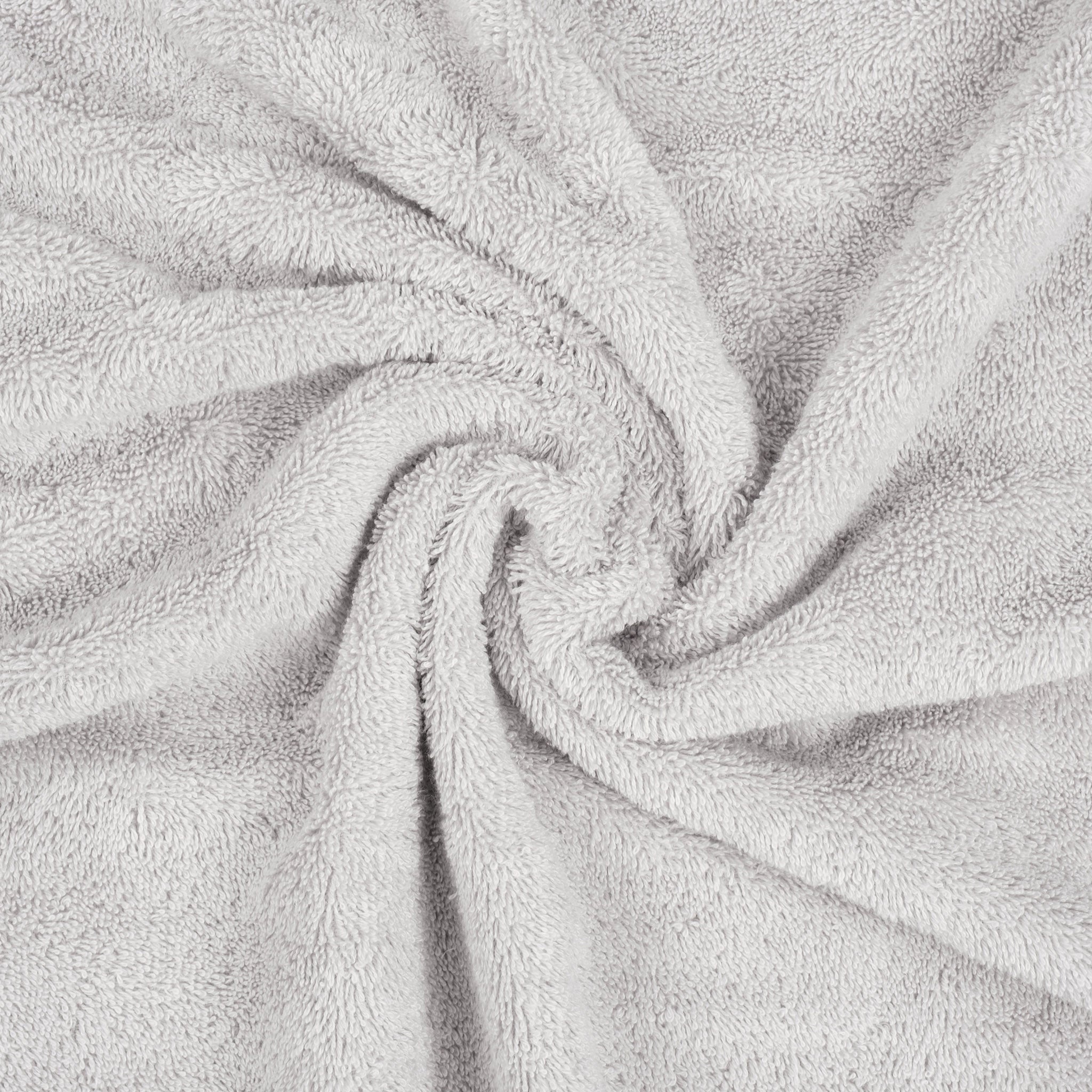 American-softlinen 6 Piece Best Bath Towels Set 100% Cotton Turkish Towels with 20 Different Colors Silver-Gray-7