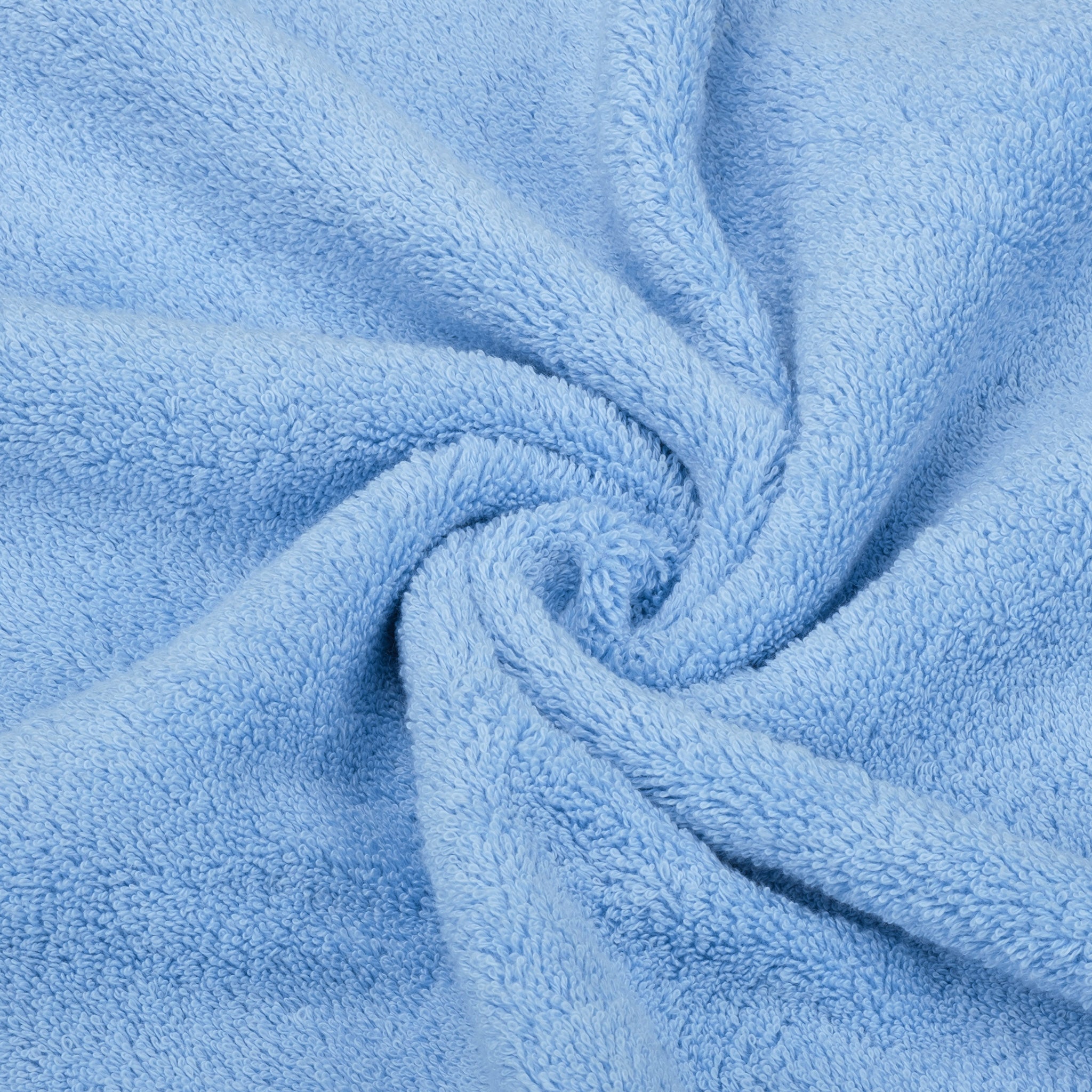 American-softlinen 6 Piece Best Bath Towels Set 100% Cotton Turkish Towels with 20 Different Colors Sky-Blue-7
