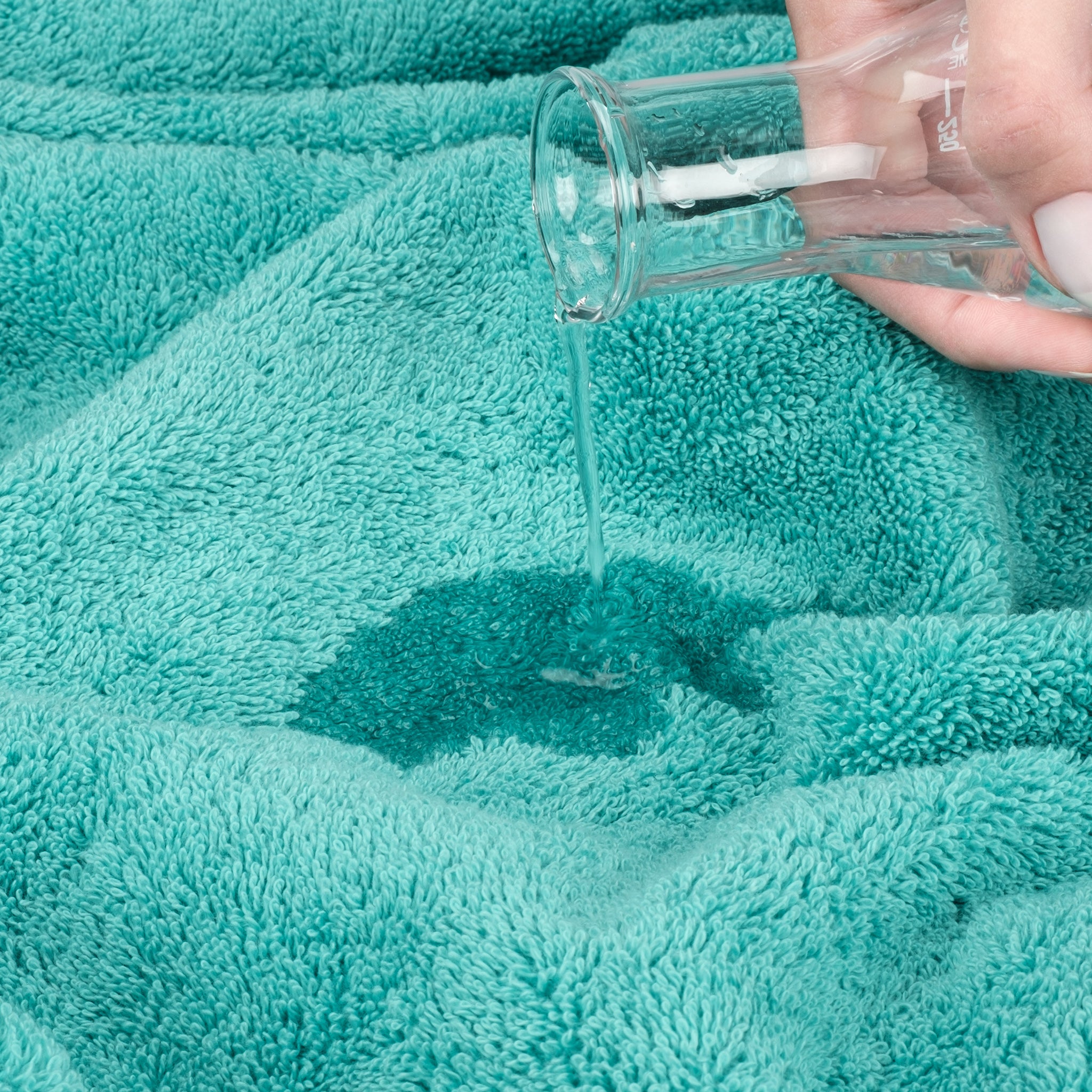 American-softlinen 6 Piece Best Bath Towels Set 100% Cotton Turkish Towels with 20 Different Colors Turquoise-Blue-6