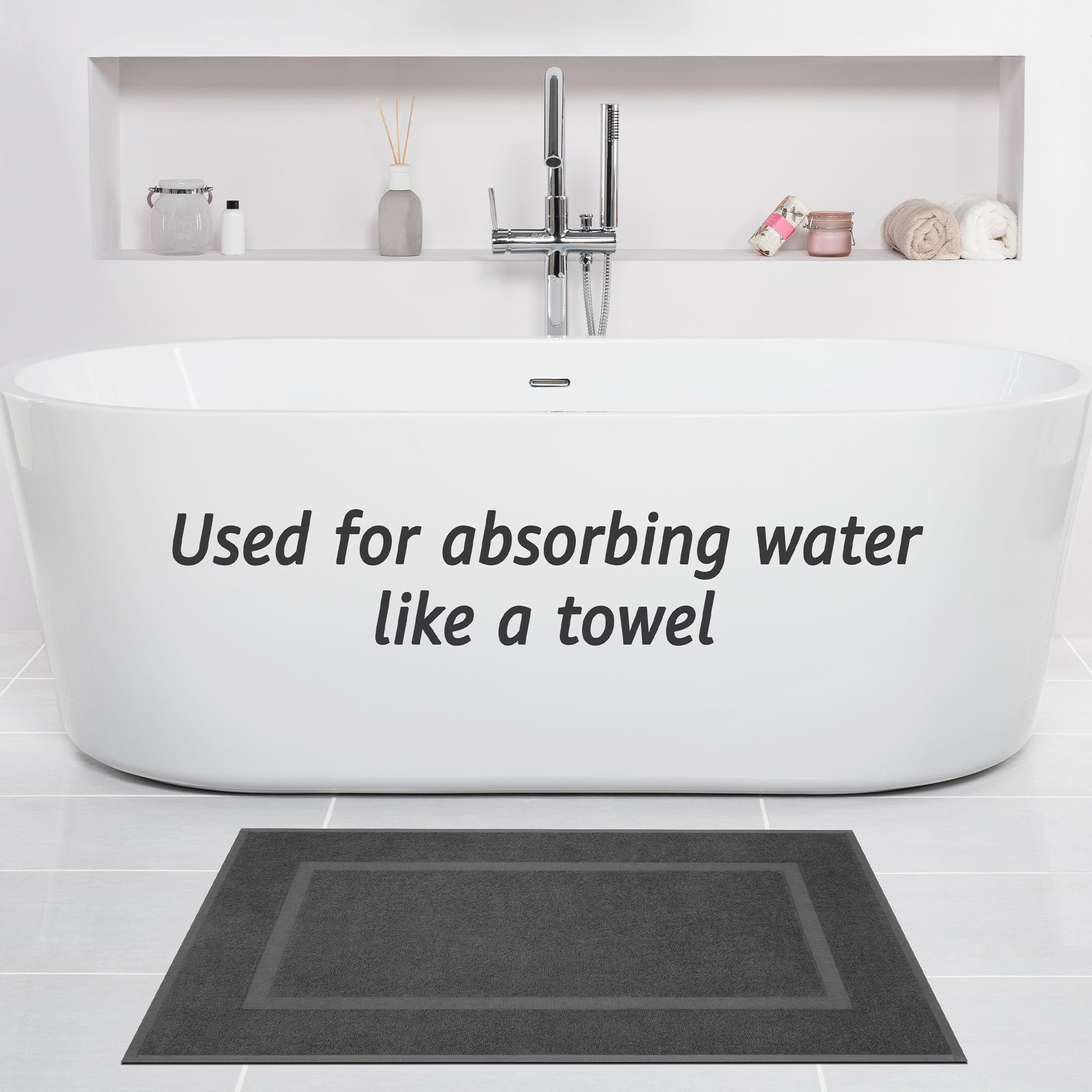 American-softlinen Bekos 100% Cotton Bath Mat Set, 2 Piece 20x34 inches Wholesale Bath Rugs for Bathroom