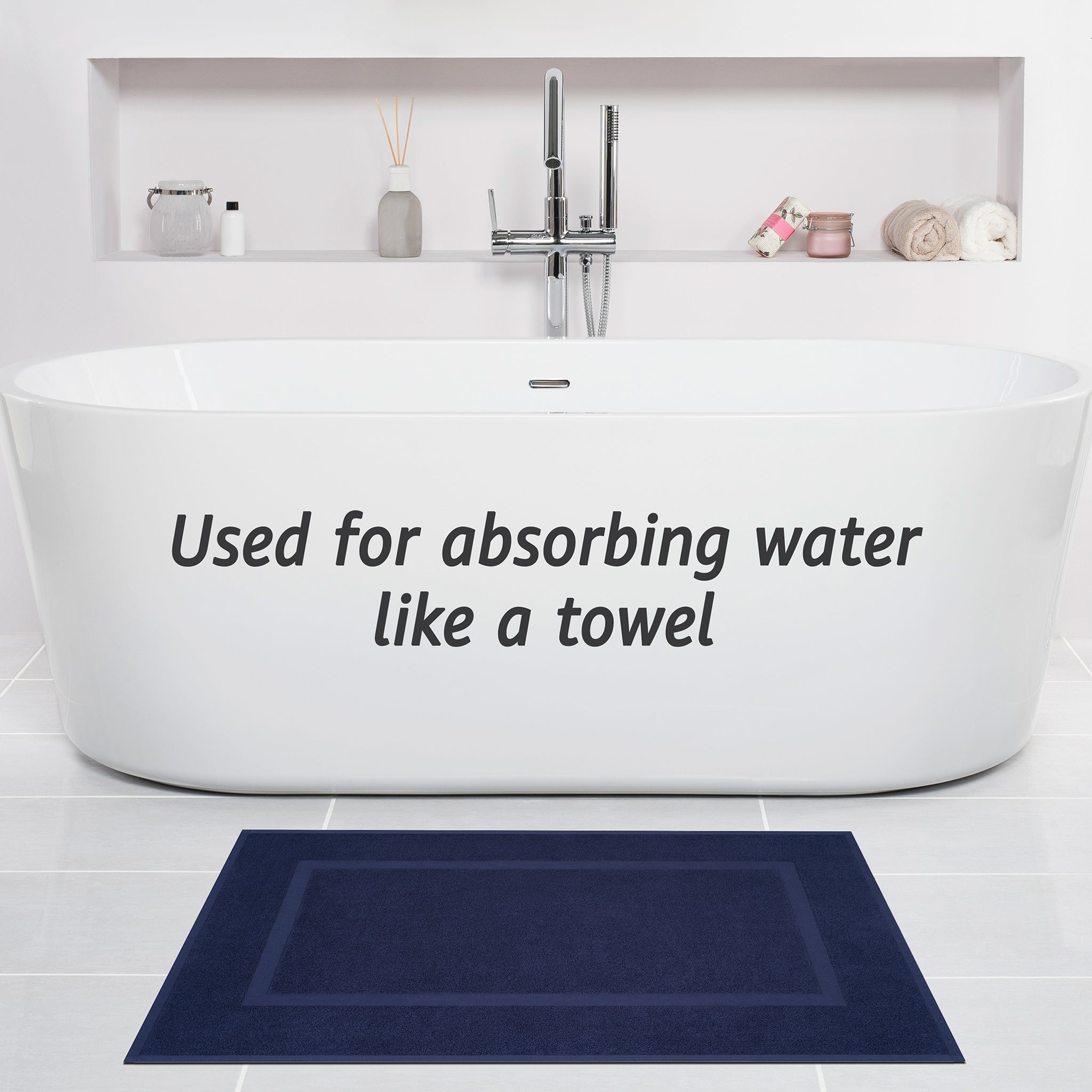 American-softlinen Bekos 100% Cotton Bath Mat Set, 2 Piece 20x34 inches Wholesale Bath Rugs for Bathroom