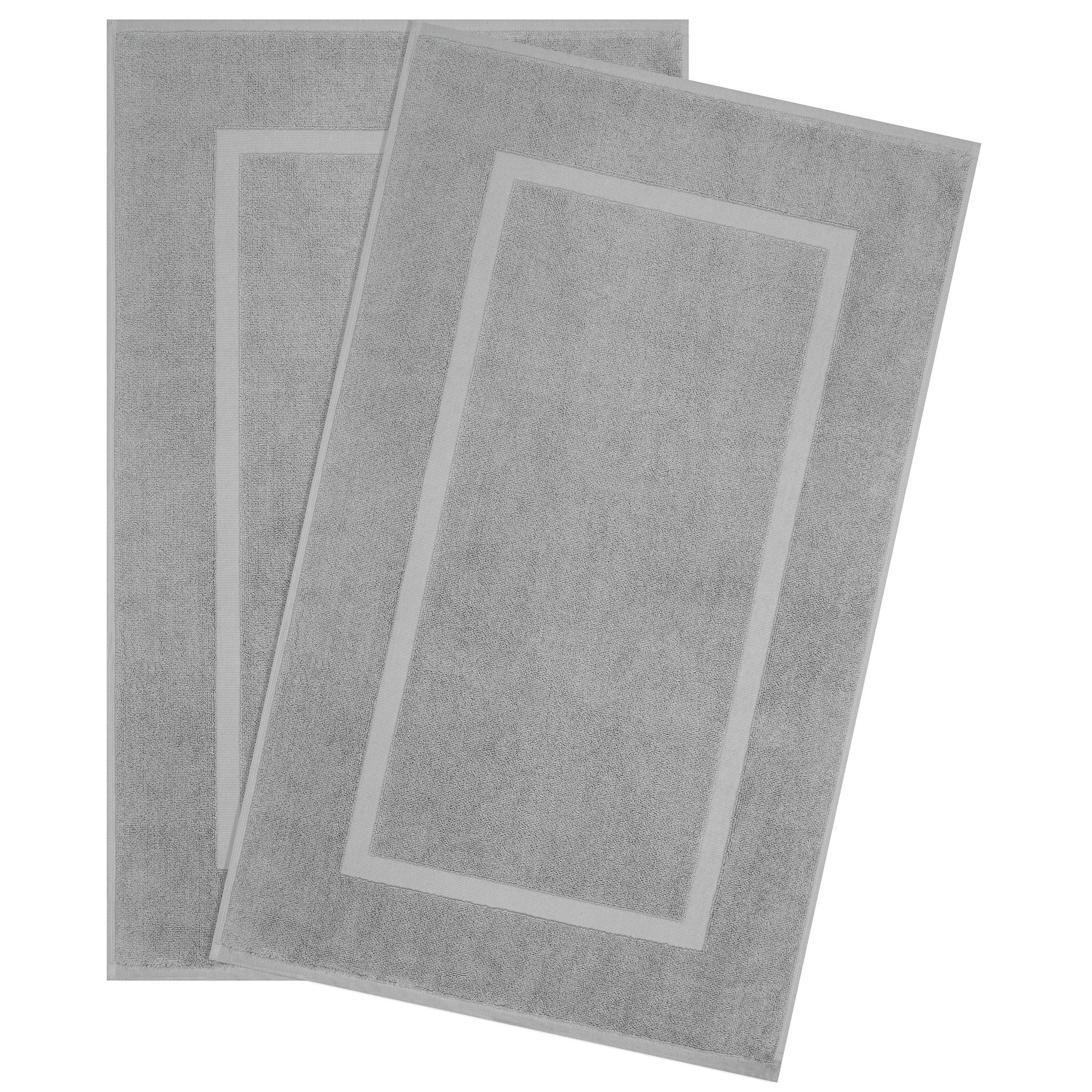 American-softlinen Bekos 100% Cotton Bath Mat Set, 2 Piece 20x34 inches Wholesale Bath Rugs for Bathroom