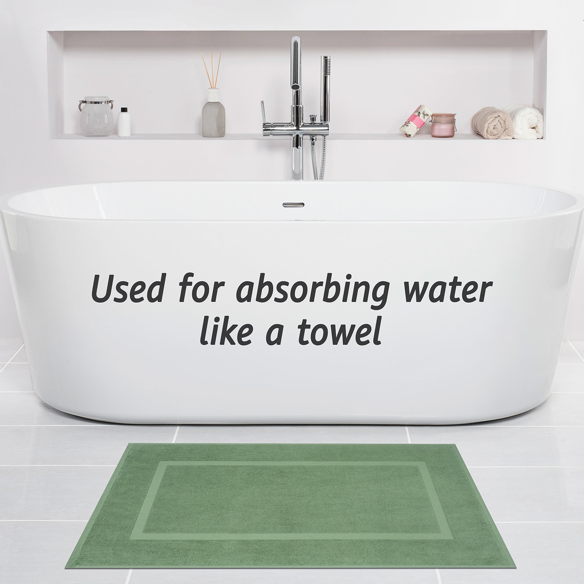 American-softlinen Bekos 100% Cotton Bath Mat Set, 2 Piece 20x34 inches Wholesale Bath Rugs for Bathroom