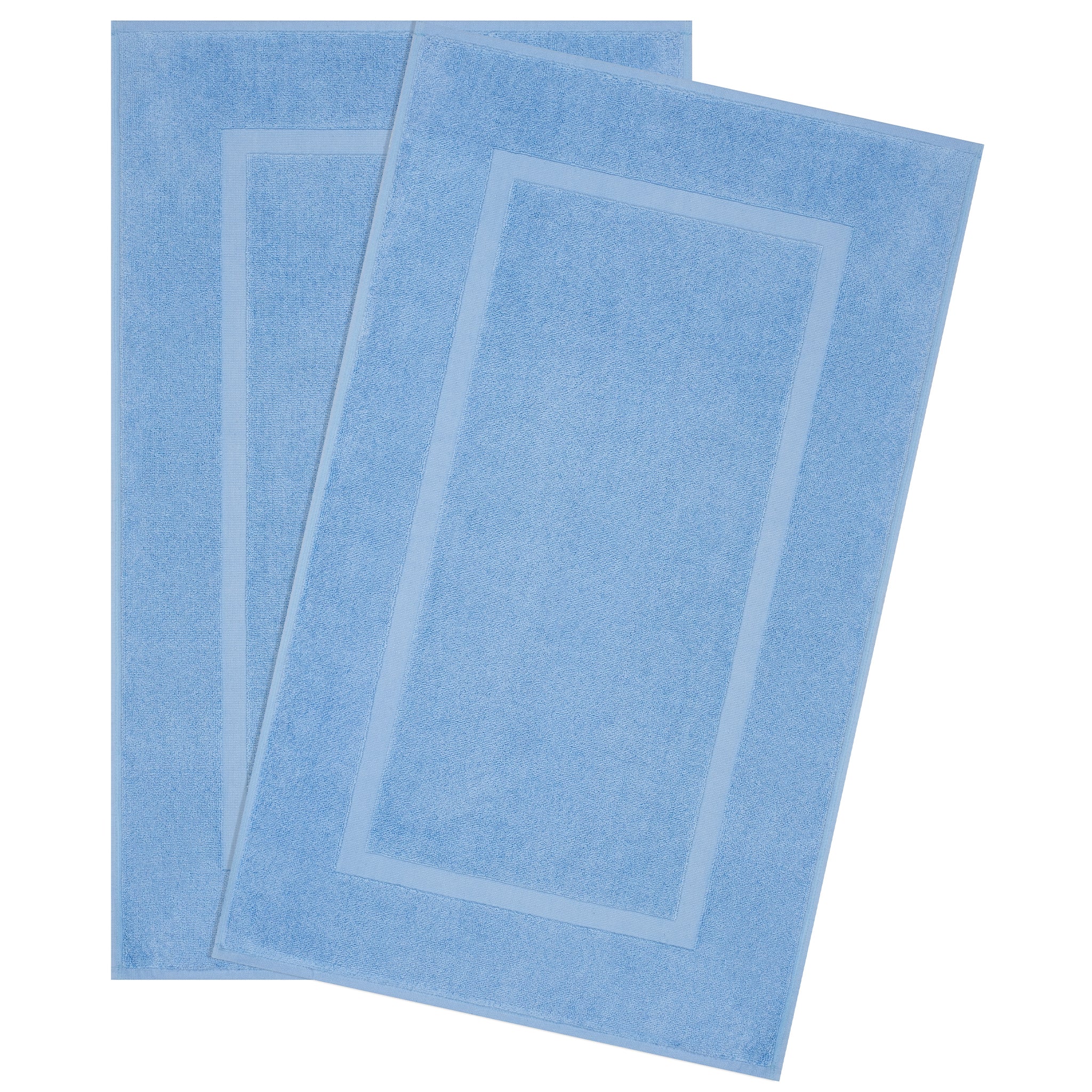 American-softlinen Bekos 100% Cotton Bath Mat Set, 2 Piece 20x34 inches Wholesale Bath Rugs for Bathroom