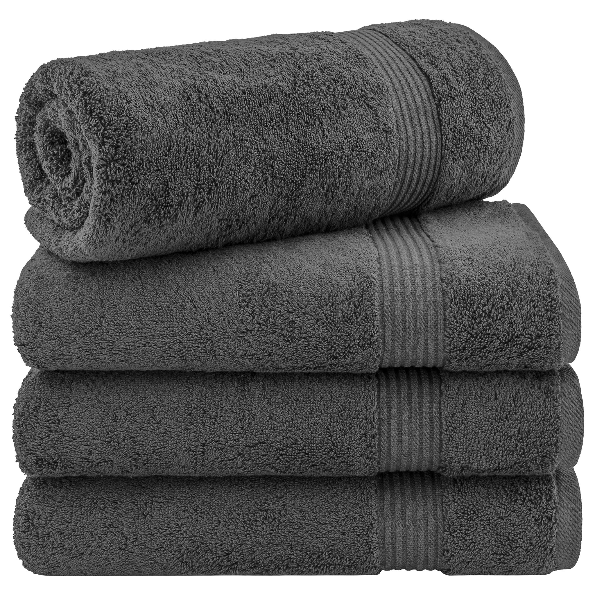 American-softlinen Bekos 100% Cotton Turkish 4-Piece Bath Towel Sets, Wholesale Luxury Bath Towels