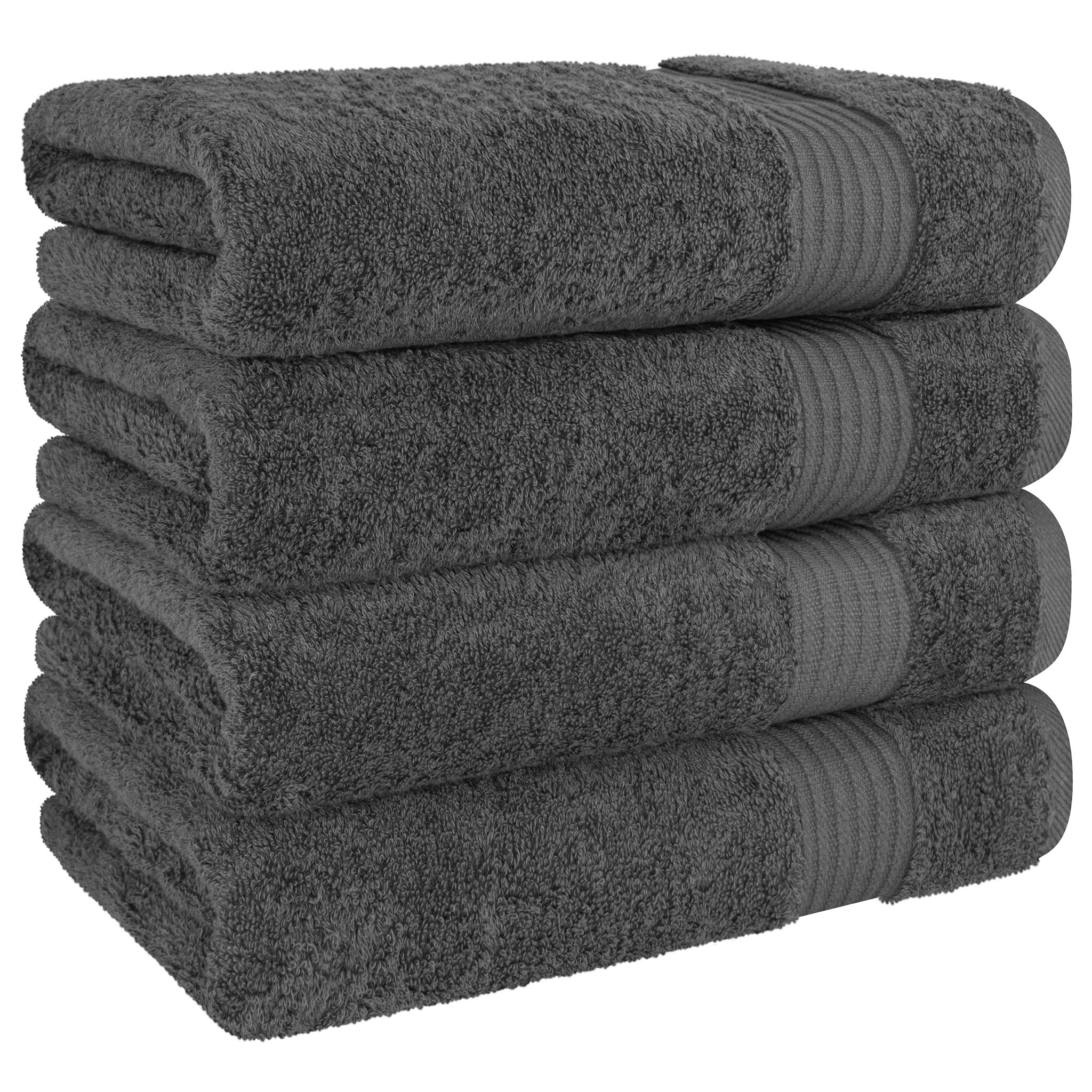 American-softlinen Bekos 100% Cotton Turkish 4-Piece Bath Towel Sets, Wholesale Luxury Bath Towels