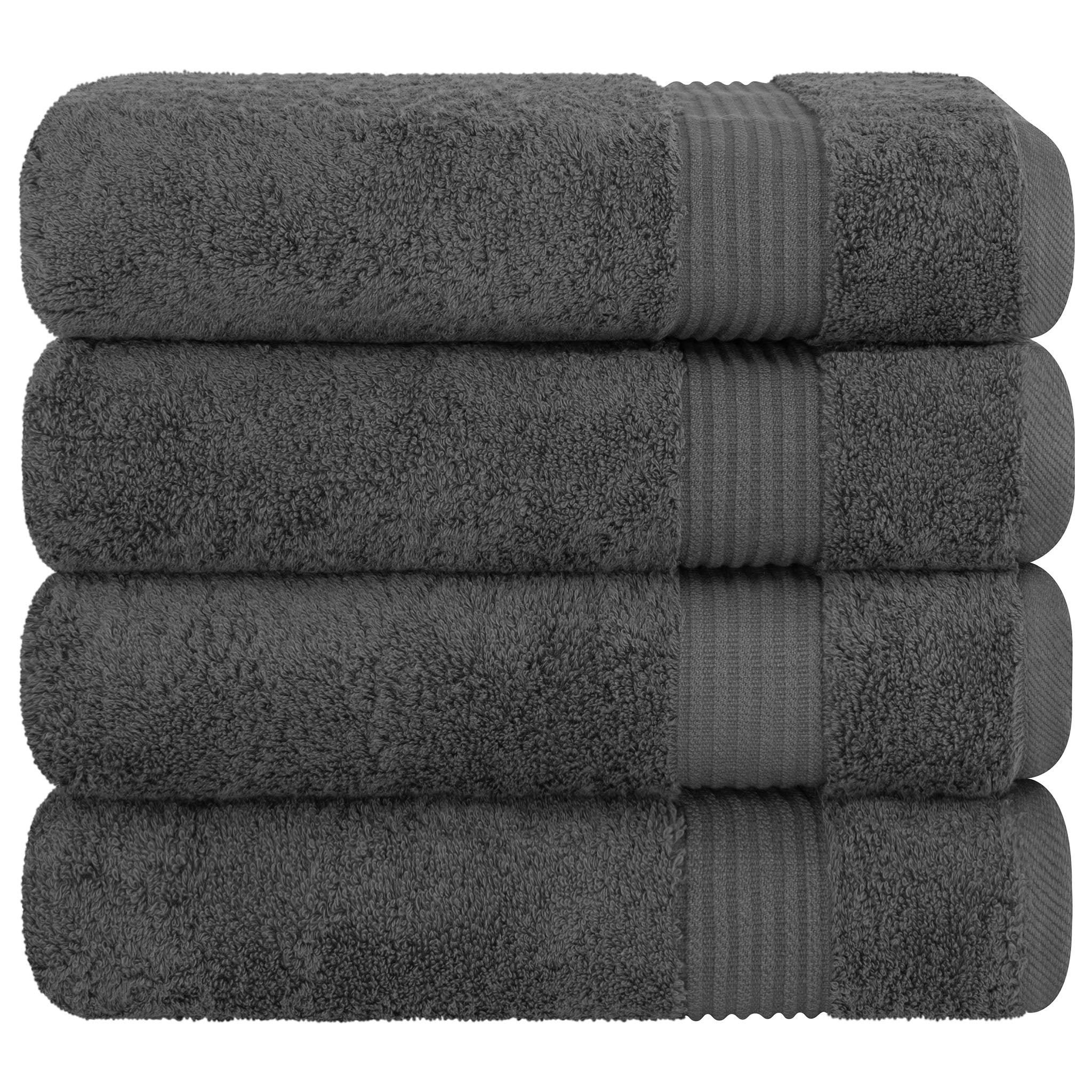 American-softlinen Bekos 100% Cotton Turkish 4-Piece Bath Towel Sets, Wholesale Luxury Bath Towels