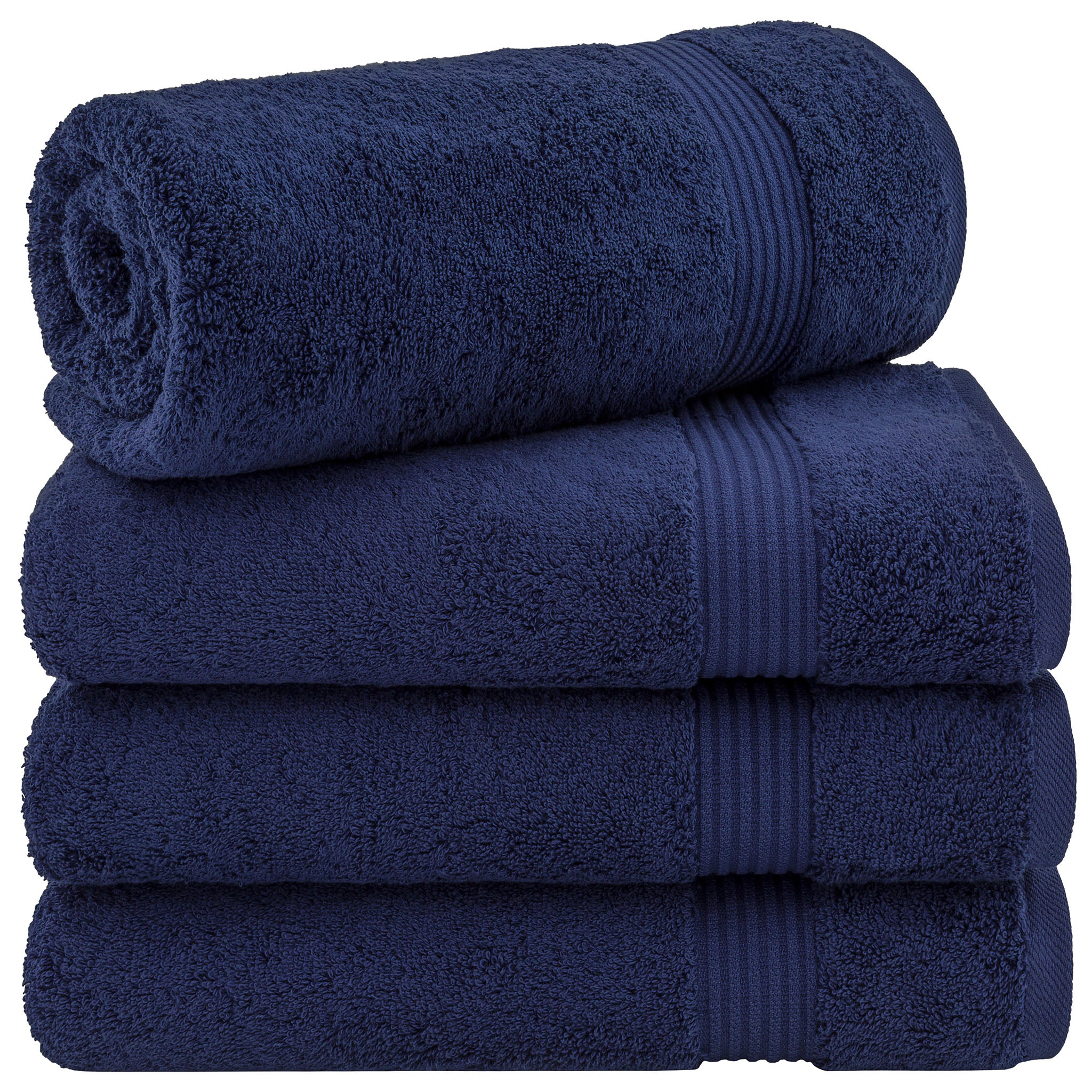 American-softlinen Bekos 100% Cotton Turkish 4-Piece Bath Towel Sets, Wholesale Luxury Bath Towels