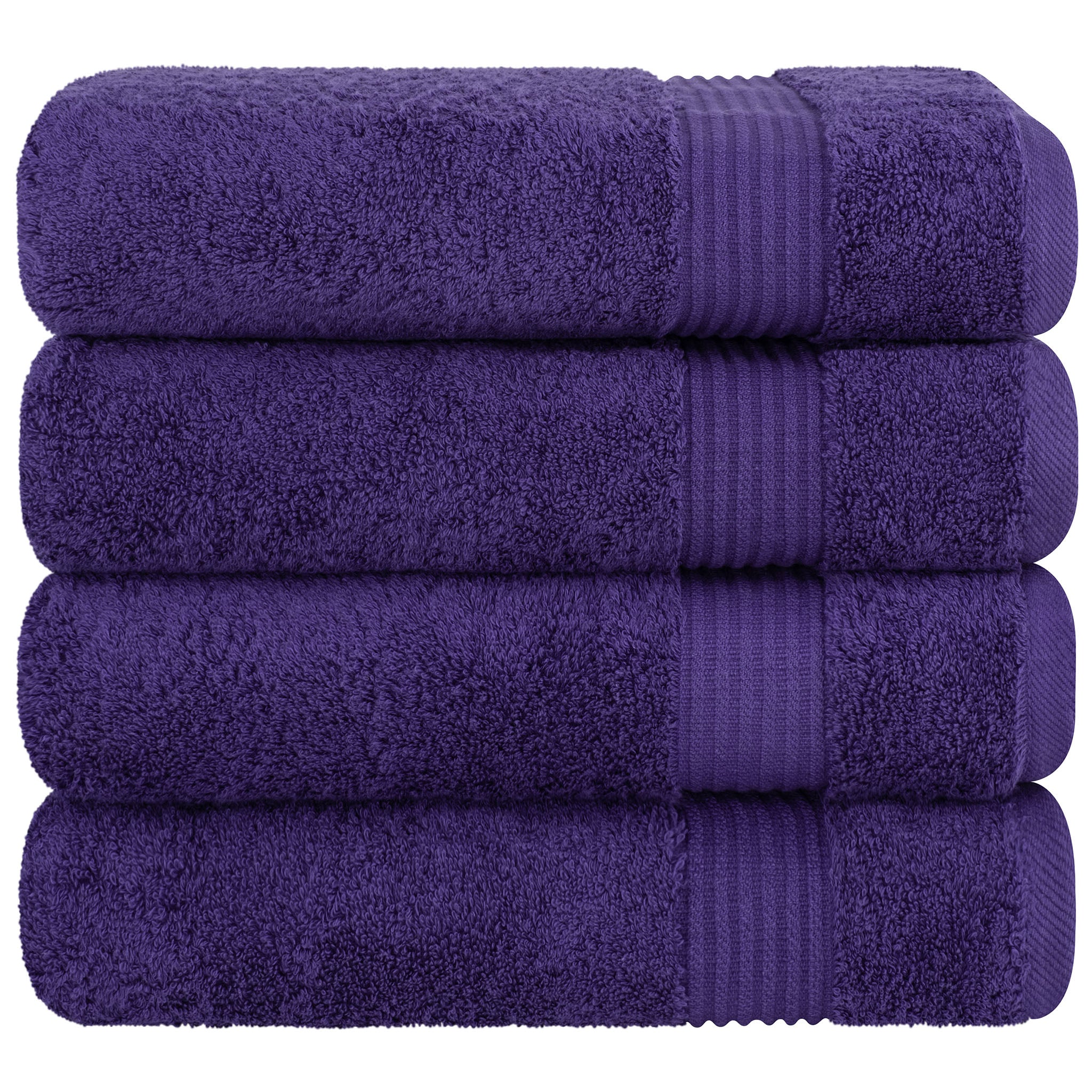 American-softlinen Bekos 100% Cotton Turkish 4-Piece Bath Towel Sets, Wholesale Luxury Bath Towels