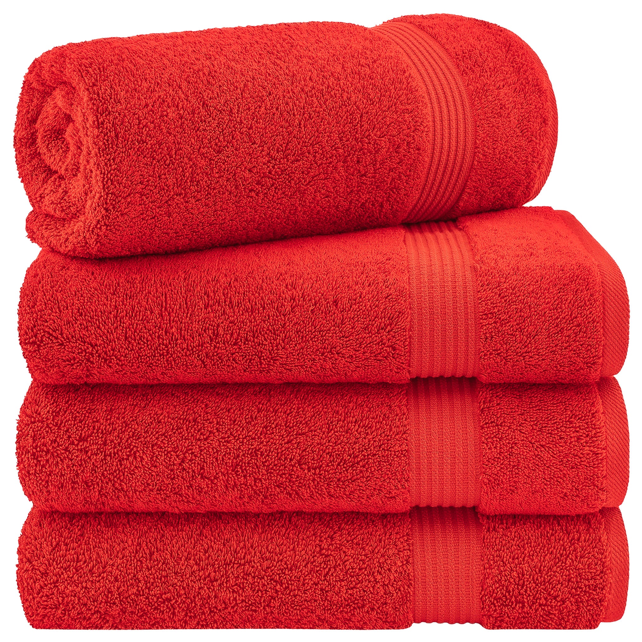 American-softlinen Bekos 100% Cotton Turkish 4-Piece Bath Towel Sets, Wholesale Luxury Bath Towels